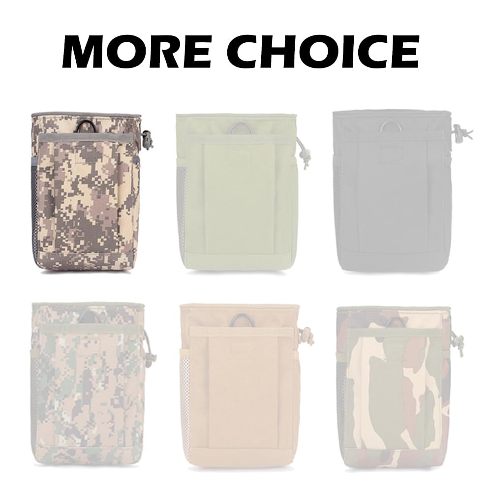 Compact Climbing Chalk Bag with Chalk Ball - Tactical Molle Pouch Waist Bag for Rock Climbing, Bouldering, Gym & Weightlifting | Durable Chalk Holder for Outdoor Sports, Training & Fitness Gifts