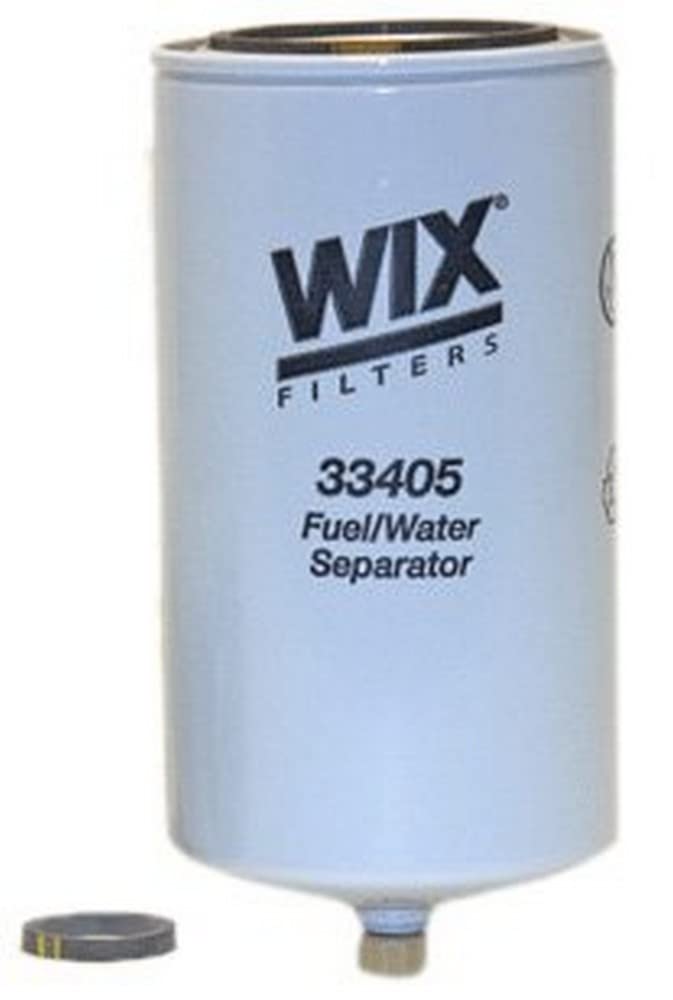 WIX Filters 33405 Heavy Duty Spin On Fuel Water Separator - 1 Pack | High Efficiency Diesel Fuel Filter for Trucks, Boats & Heavy Equipment | Prevents Engine Damage from Contaminants