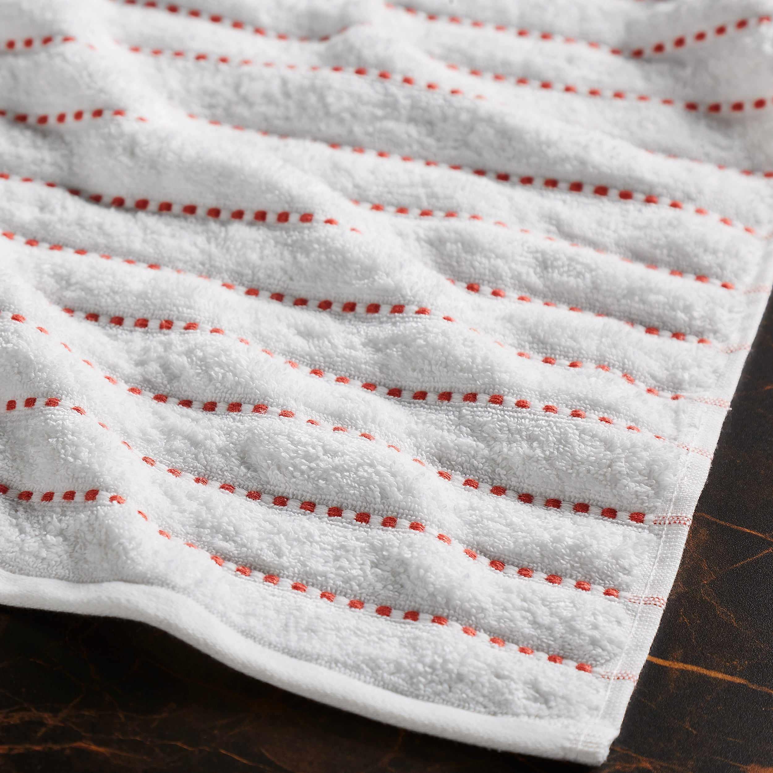 Organic Cotton Wave Plush Stripe 2-Piece Bath Sheet Towel Set - Ultra Soft & Absorbent for Spa, Bathroom & Beach Use