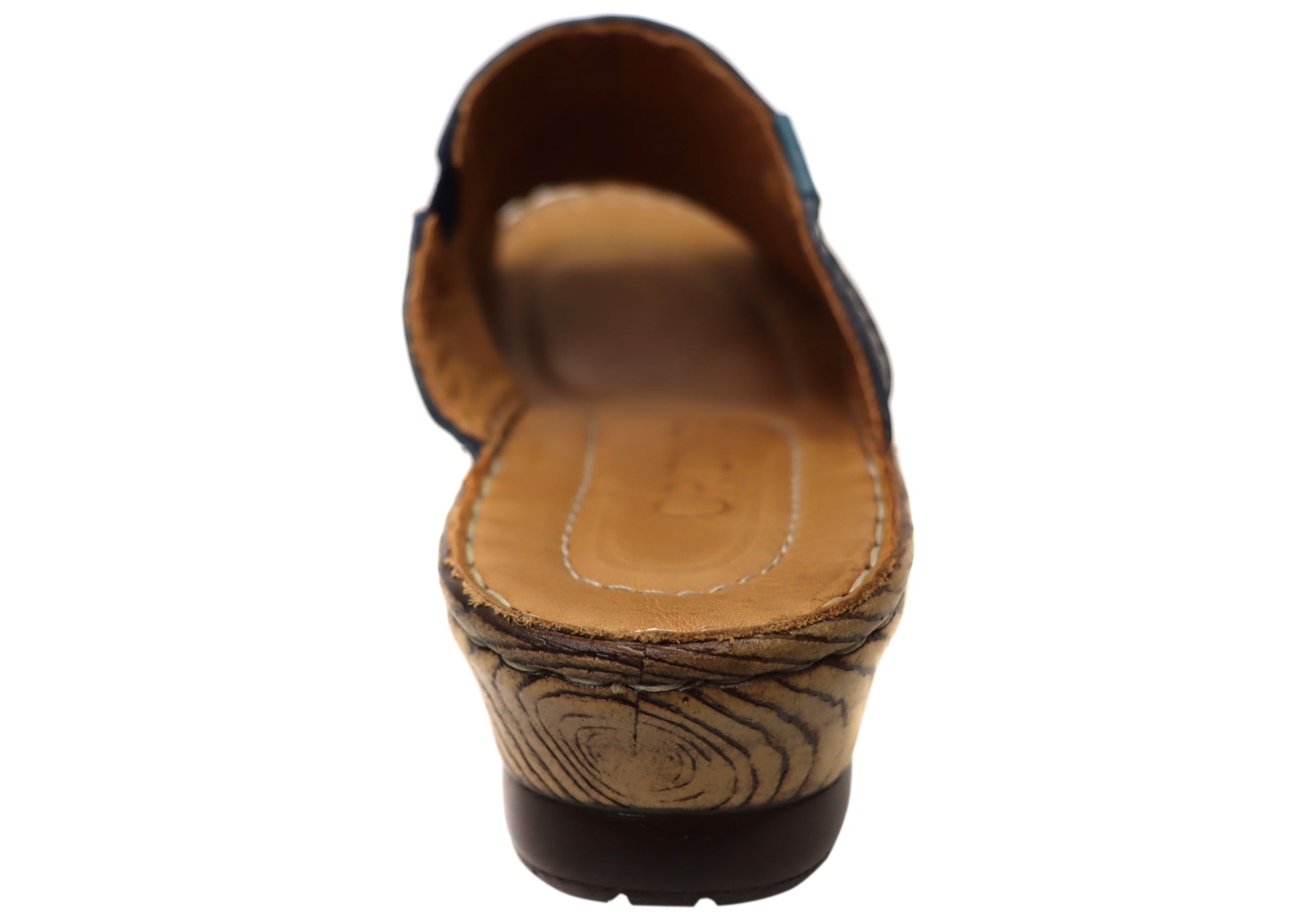 Orizonte Women's Comfortable Leather Slides Sandals - European Style Soft Sole Casual Shoes for Home, Beach & Travel
