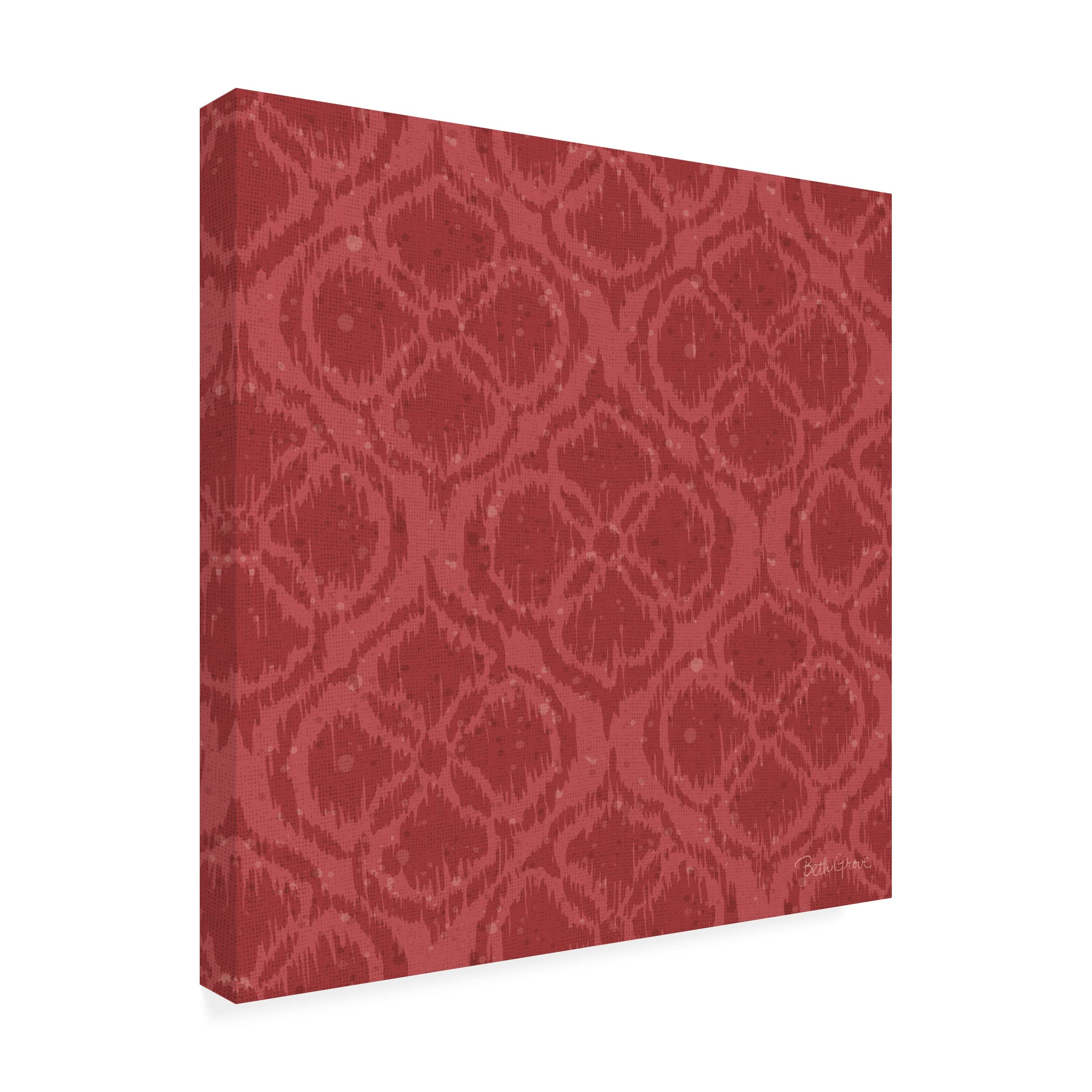 Beth Grove 'Harvest Bouquet Pattern VD' Floral Canvas Wall Art - Handmade Home Decor for Living Room, Bedroom & Office
