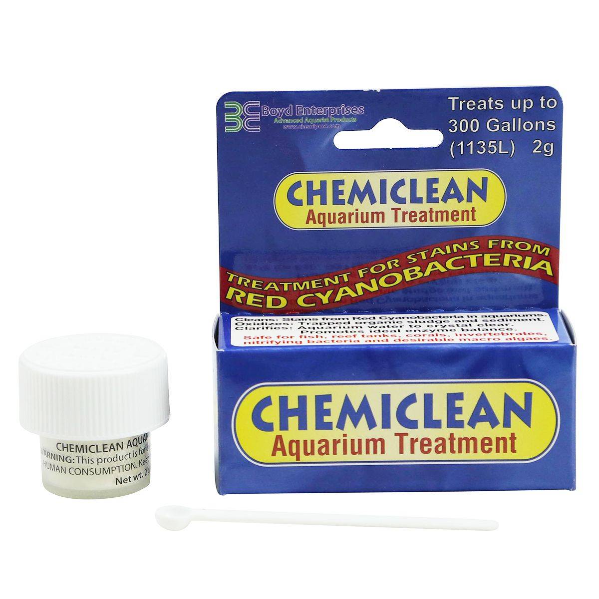 Chemi Clean Red Cyano Remover Powder by Boyd Enterprises - Fast-Acting Aquarium Algae Treatment for Saltwater & Reef Tanks