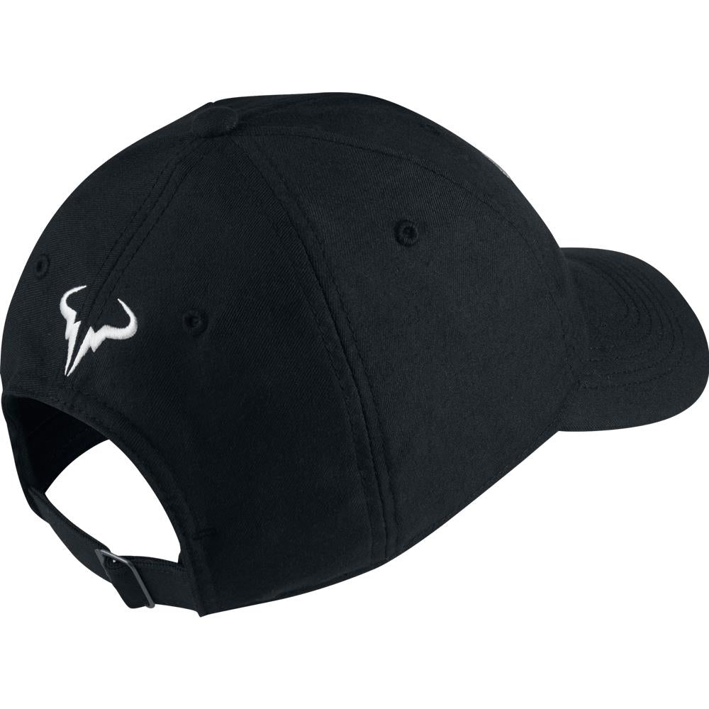 Nike Rafa Tennis Hat for Men & Women - Black Performance Sun Hat for Outdoor Sports & Casual Wear