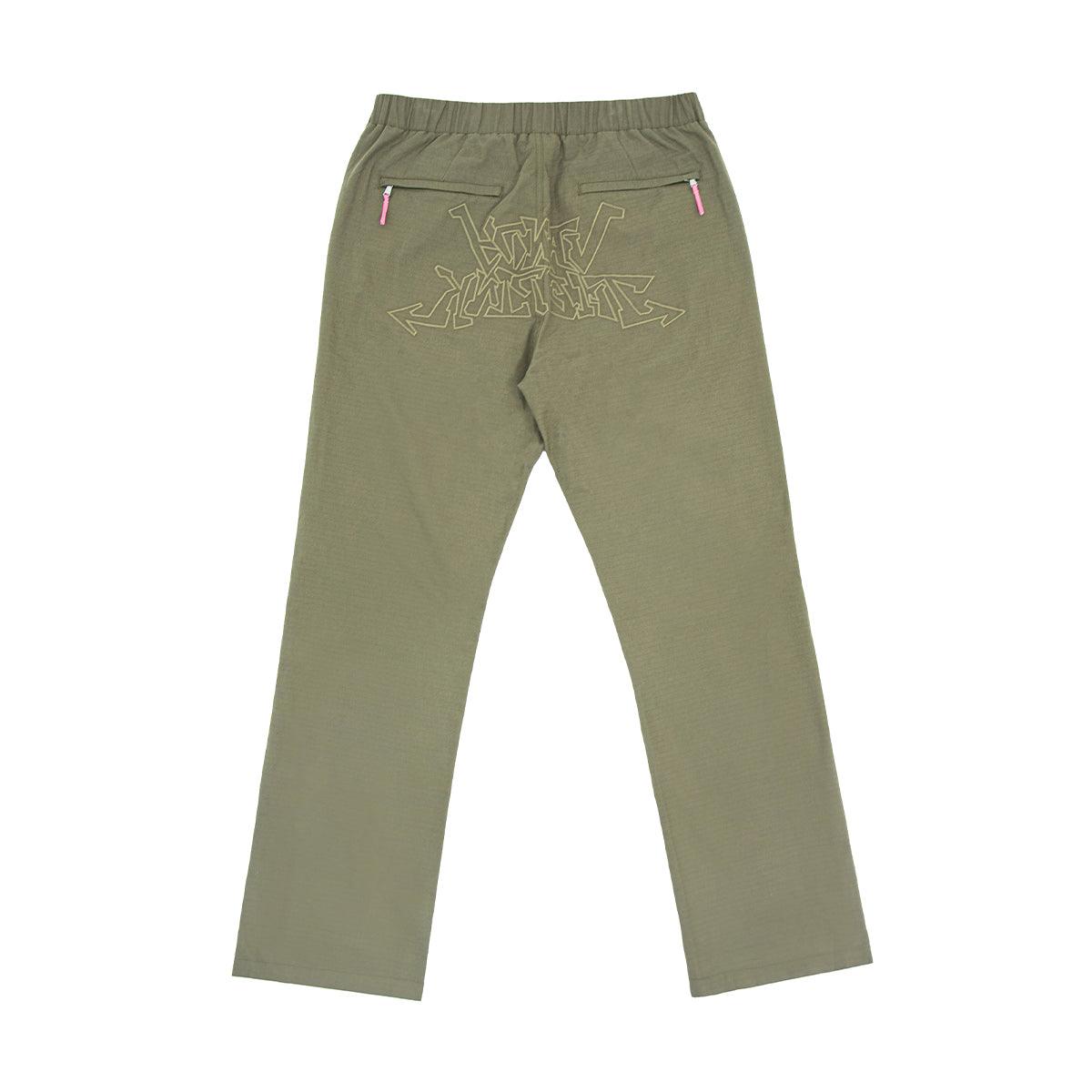 Graffiti Rip Stop Double Knee Work Pants - Durable Khaki Cargo Pants for Men | Perfect for Construction, Hiking & Outdoor Activities