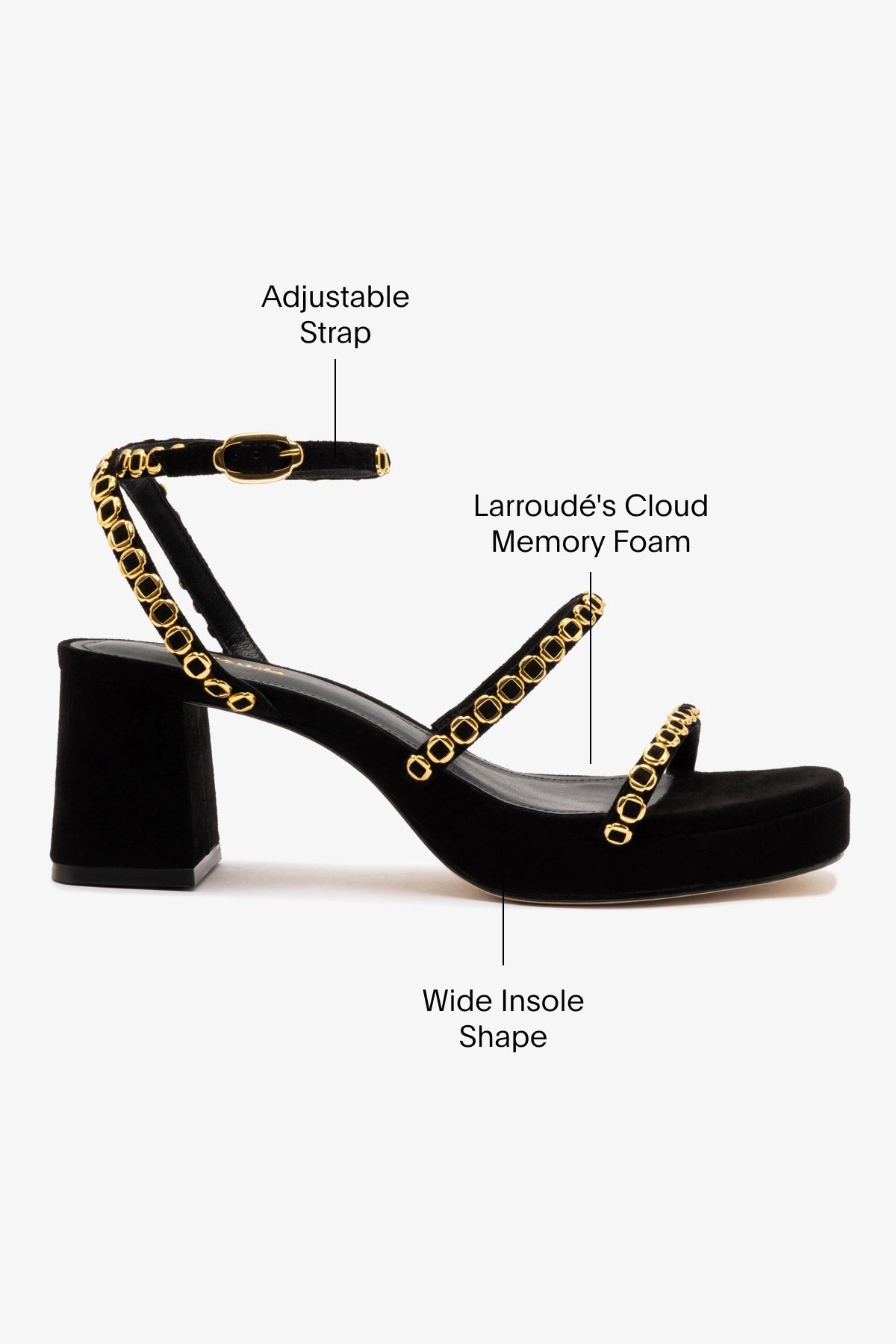Gio Milanina Black Suede Sandals for Women - Comfortable & Stylish Summer Casual Shoes for Walking, Travel, and Outdoor Activities