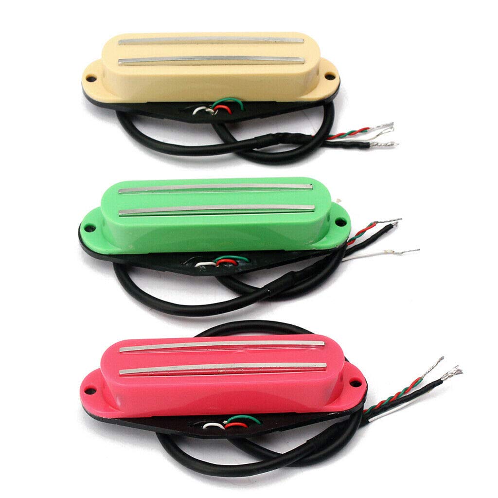 Hot Rail Guitar Pickup Set for Stratocaster & Telecaster - Dual Coil Humbucker for Enhanced Tone & Output - Perfect for Rock, Blues & Metal Performances