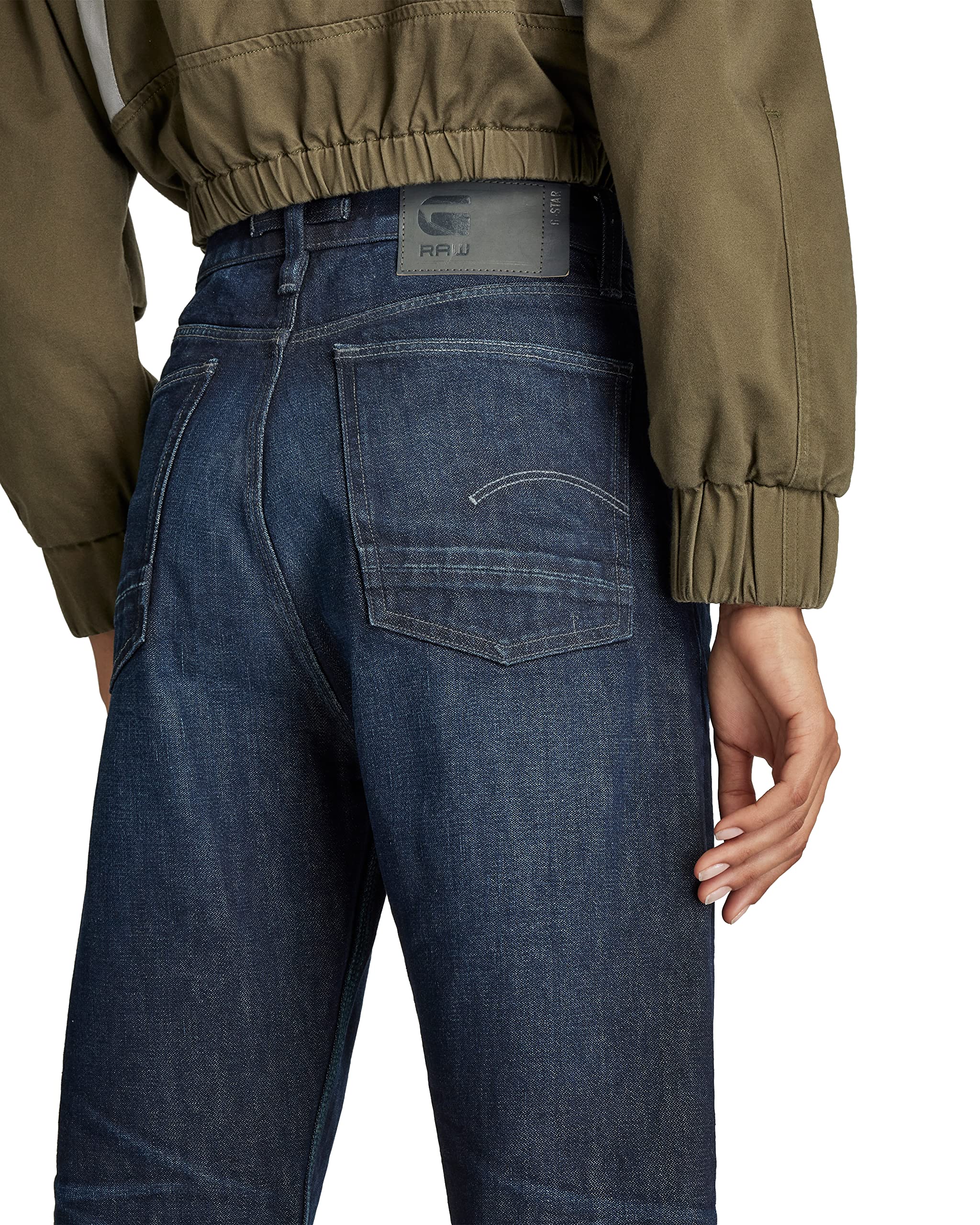 G-STAR Women's Type 89 Real Boyfriend Fit Jeans - High Waist Distressed Denim Pants for Casual Wear & Street Style Outfits