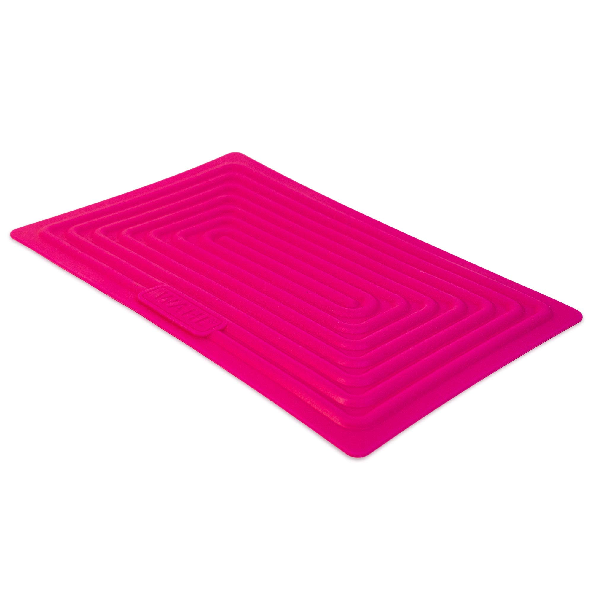 26mm Hot Brush with Silicone Heat Mat - Pink | Professional Hair Styling Tool for Curling & Straightening at Home or Salon