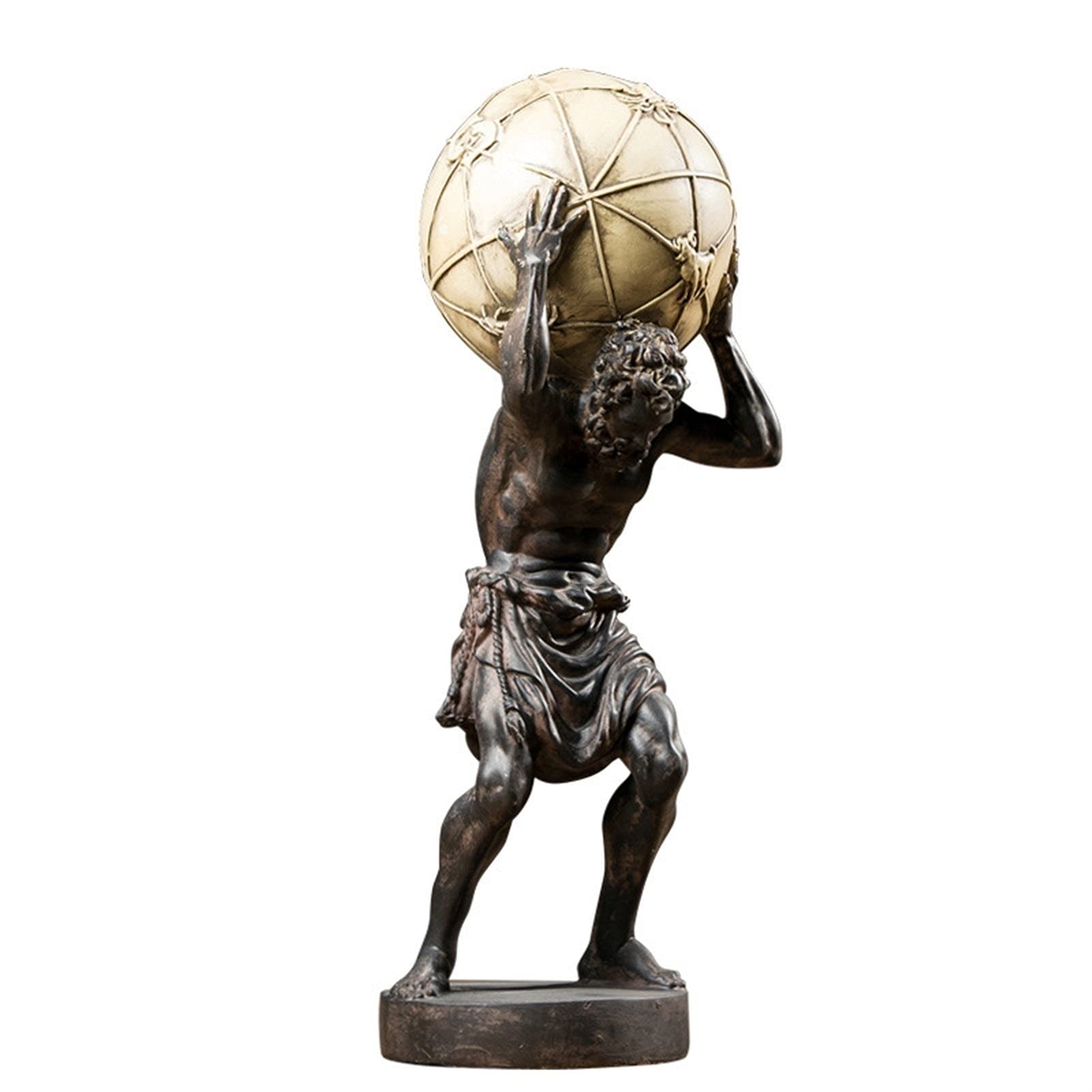 Greek Titan Atlas Resin Statue - 16.5