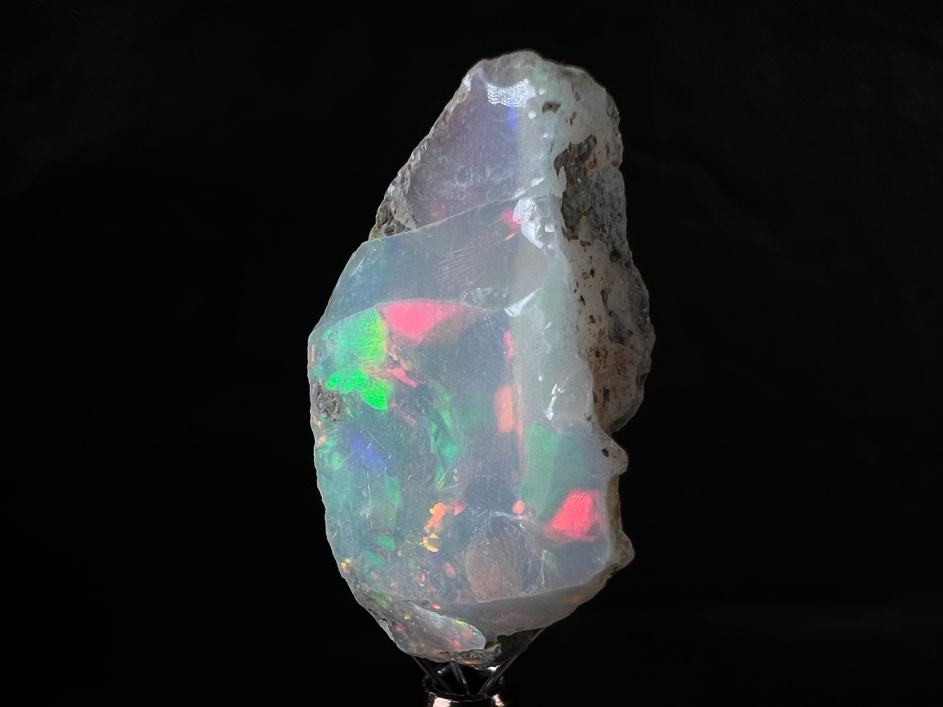 Premium 4A+ Welo Opal Raw Crystal - Certified Cutting Grade Opal Gemstone for Jewelry Making (49963) - Perfect for Rings, Necklaces & DIY Craft Projects