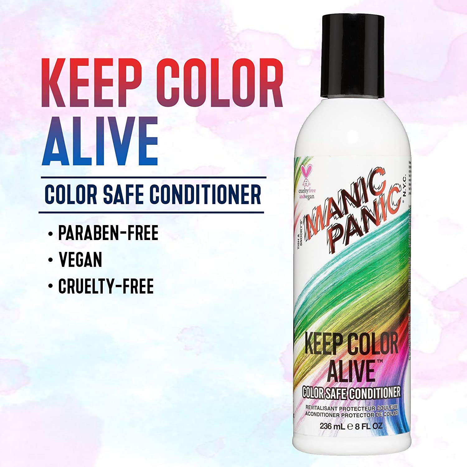 MANIC PANIC Fuschia Shock Dark Pink Semi-Permanent Hair Dye Kit with 40 Volume Bleach Developer, Clarifying Shampoo & Color-Safe Conditioner Set - Vibrant Fashion Hair Color for Parties, Cosplay & Creative Styling