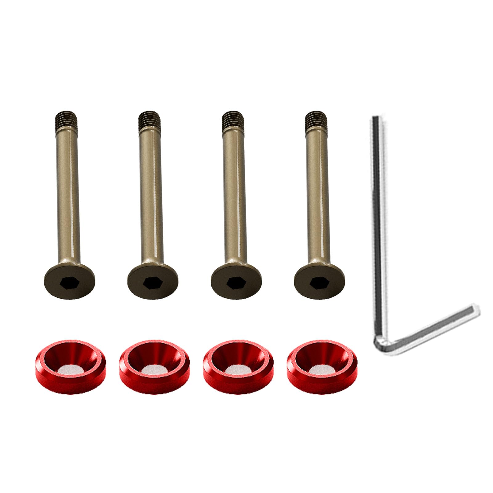 25mm Computer Case Cooling Fan Screws - Long & Short Mounting Screws for PC Fans - Perfect for DIY PC Builds, Gaming Rigs, and Server Cooling Systems