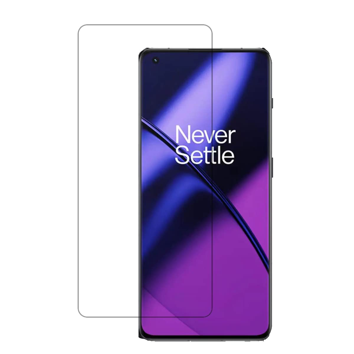 2 Pack Tempered Glass Screen Protector for OnePlus 11 - HD Clear, Anti-Scratch, Bubble-Free Installation, Full Coverage Protection | Perfect for Work, Gaming & Daily Use