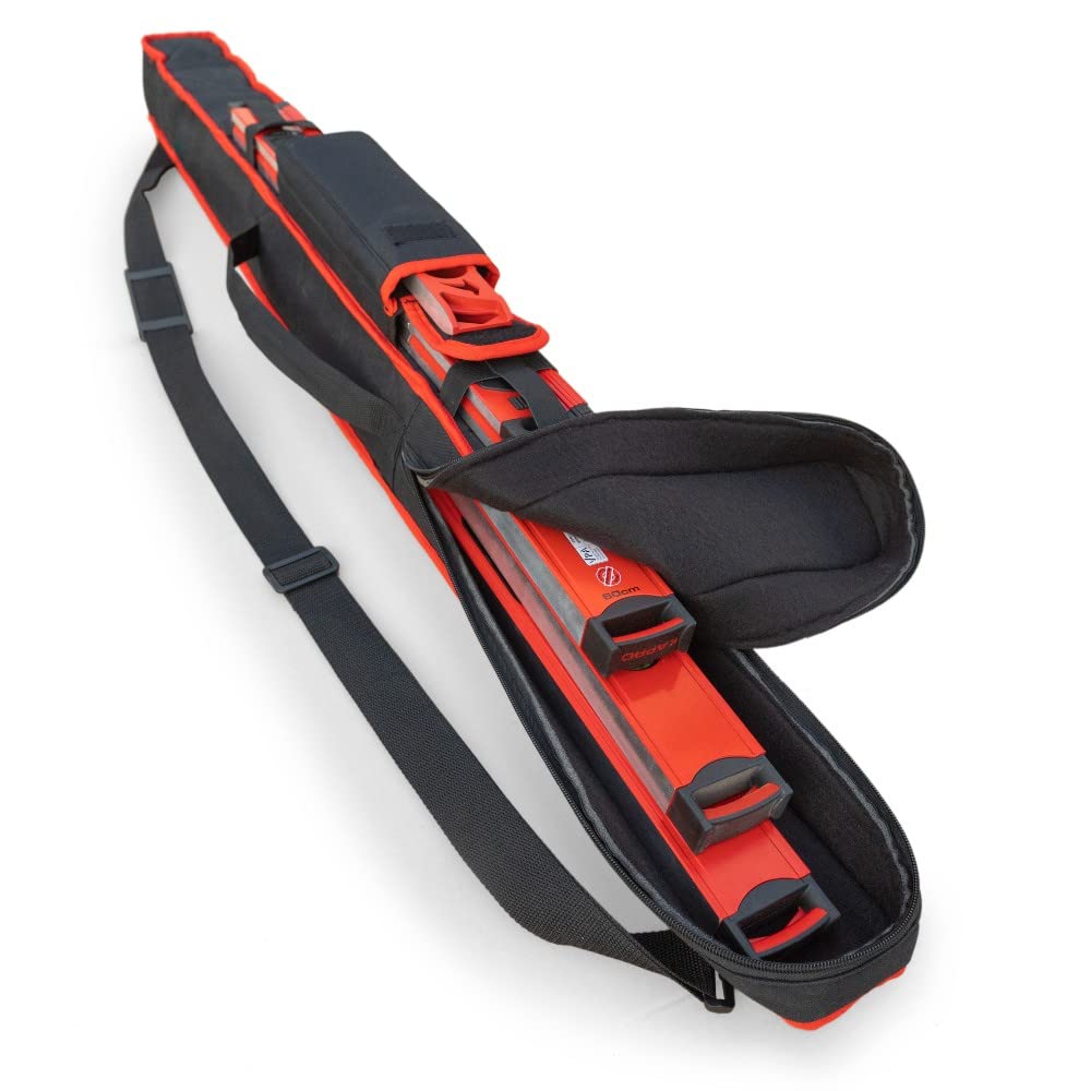Kapro 3L1T Level Bag - Heavy Duty Nylon Carrying Case for 3 Levels & 1 Toolbox (Up to 48