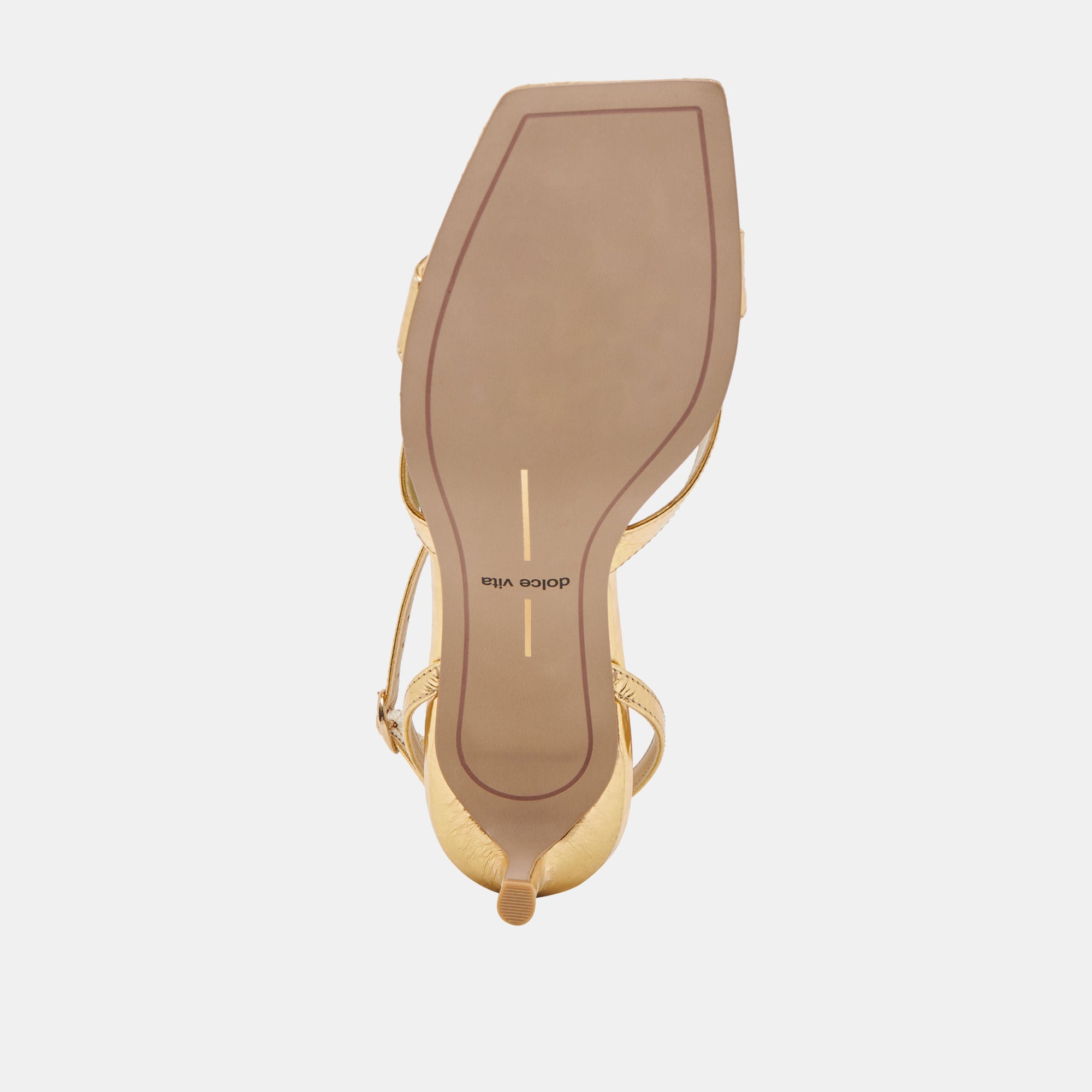 BECKI Women's Gold Distressed Leather Heels - Stylish High Heel Pumps for Parties, Weddings & Evening Events