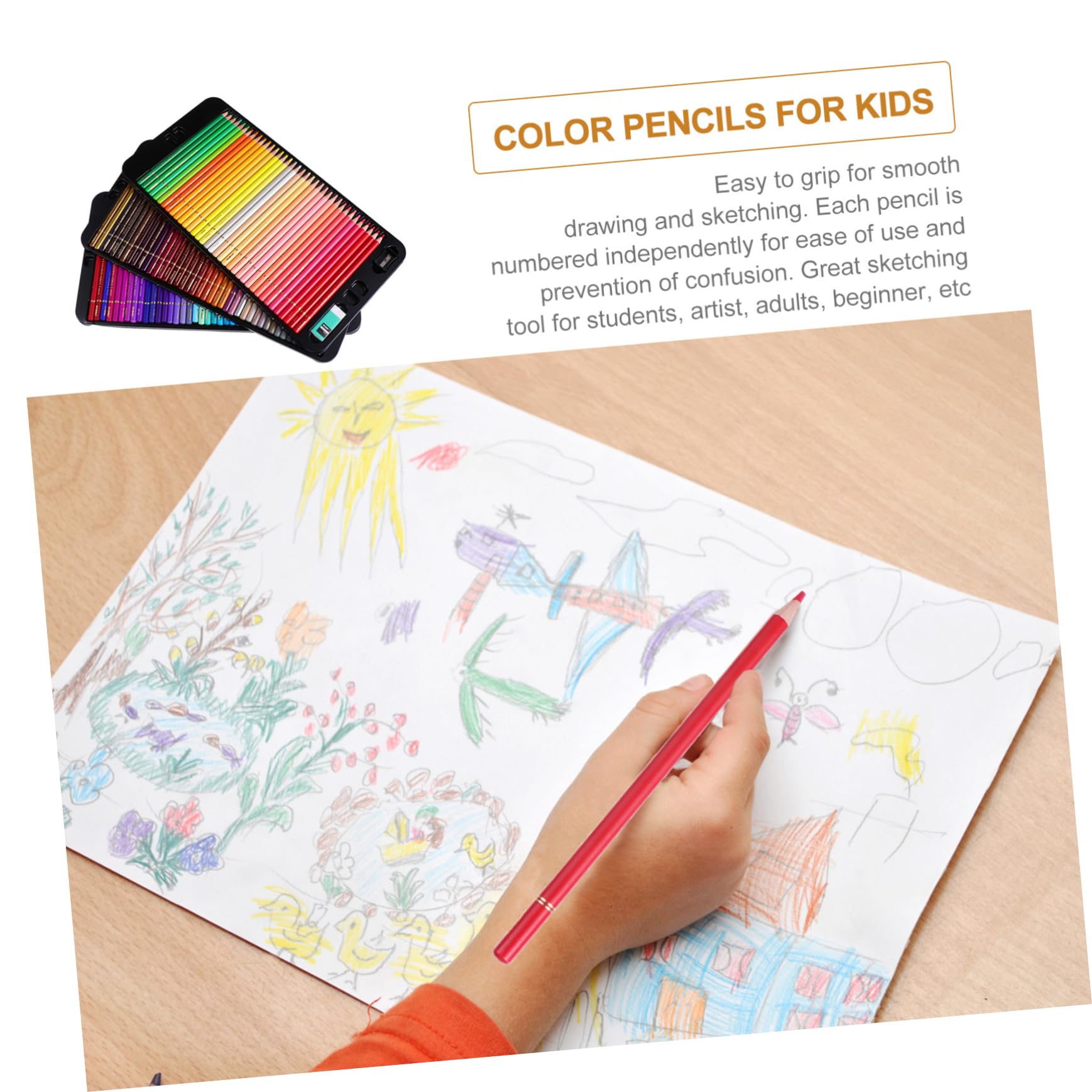 SEWACC 120 Oil-Based Colored Pencils Set - Vibrant Professional Sketching & Drawing Pencils for Artists, Students, and Adults - Perfect for Coloring Books, Sketching, Shading, and Art Projects