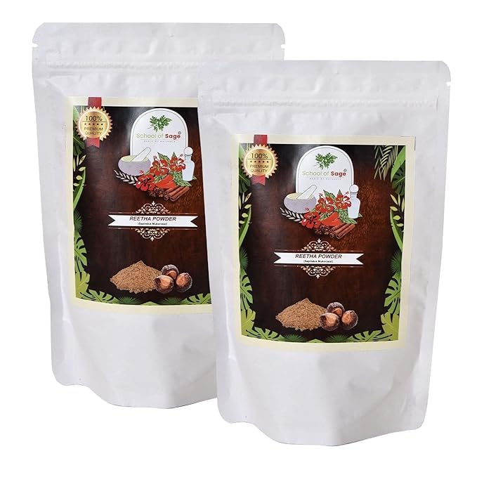 Organic Reetha Powder, Amla Powder & Shikakai Powder Combo - 100% Natural Herbal Hair Care Trio (200g Each) | Ayurvedic Treatment for Dandruff, Hair Growth & Scalp Health - Perfect for DIY Shampoo, Hair Masks & Natural Cleansing
