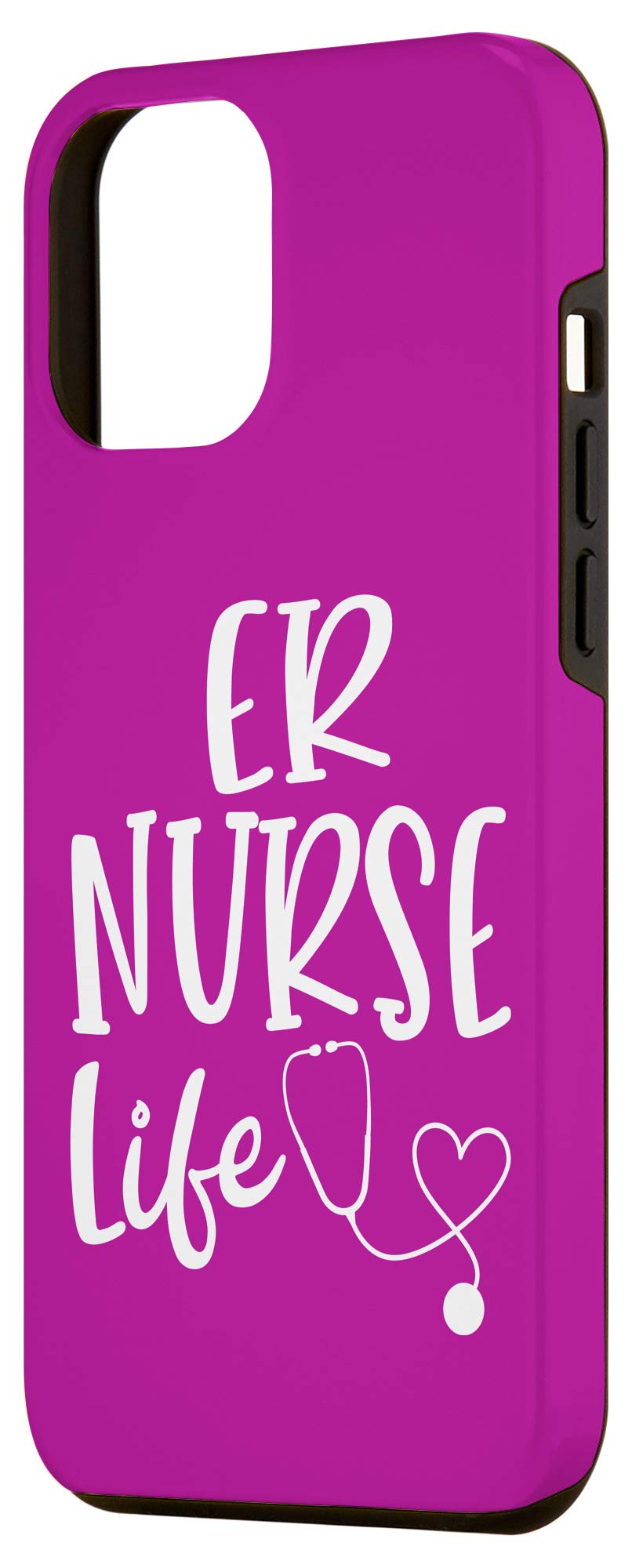 iPhone 12 Pro Max Case for Nurses - ER RN Emergency Medical Worker Protective Cover | Perfect Gift for Women in Healthcare | Hospital, Clinic & Night Shift Use