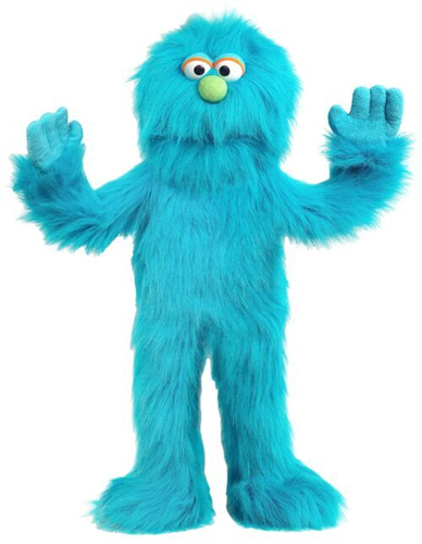 Marley Blue Monster Large 76cm Hand Puppet - Soft Plush Puppet for Kids, Storytelling & Interactive Play - Perfect for Classroom, Theater & Imaginative Play (Code 39)
