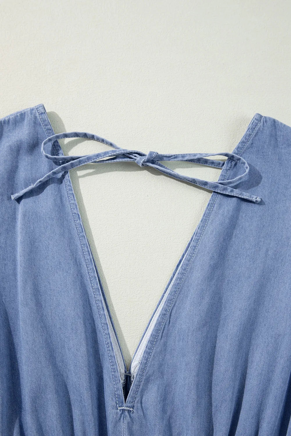 Women's Denim Maxi Dress with Long Sleeves - Casual & Elegant Midi Dress for Spring Summer Fall - Perfect for Date Night, Beach Vacation, and Everyday Wear