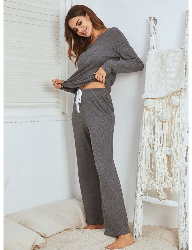 Cozy Winter & Fall Women's Loungewear Set - Soft Sleepwear Pajamas for Relaxing at Home | Perfect for Lounging, Sleeping & Cold Weather Comfort