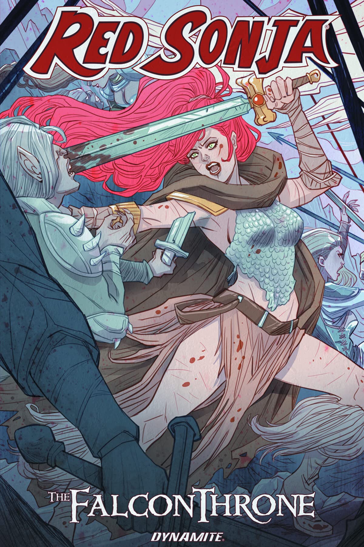 Red Sonja: The Falcon Throne - Epic Fantasy Graphic Novel | Sword & Sorcery Adventure Comic Book | Perfect for Collectors & Fantasy Readers