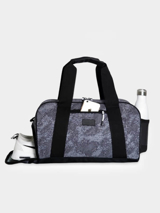 Vooray Burner Gym Duffel Bag - Water-Resistant Sports Duffel with Shoe Compartment & Wet Pocket - Perfect for Gym, Travel & Workout Essentials