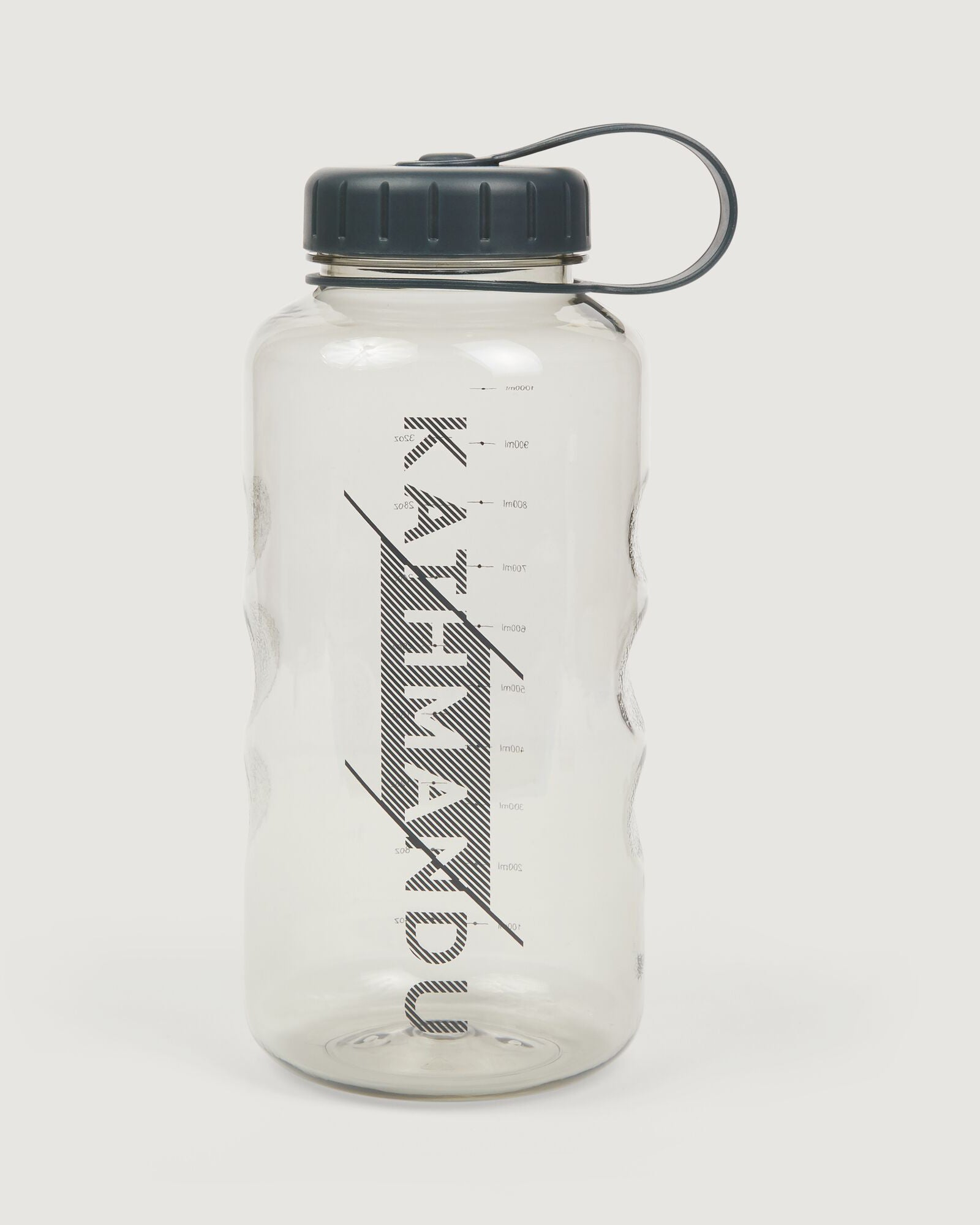 Tritan Wide Mouth Water Bottle 1L - BPA Free, Leak Proof, Smokey Clear - Perfect for Gym, Hiking & Outdoor Activities