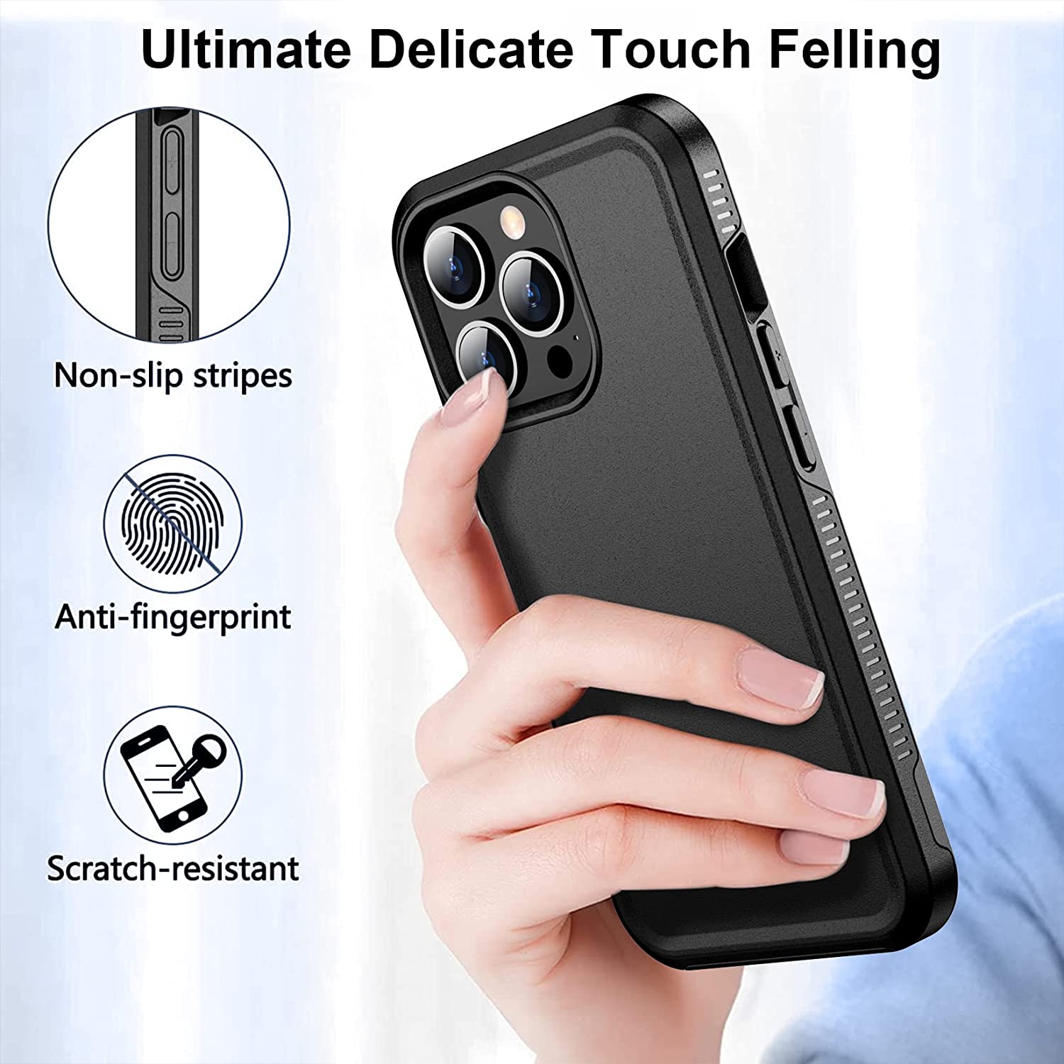 Premium iPhone 14 Pro Case - Heavy Duty Shockproof Full Body Protection Cover with Military-Grade Drop Protection | Perfect for Outdoor, Travel & Daily Use