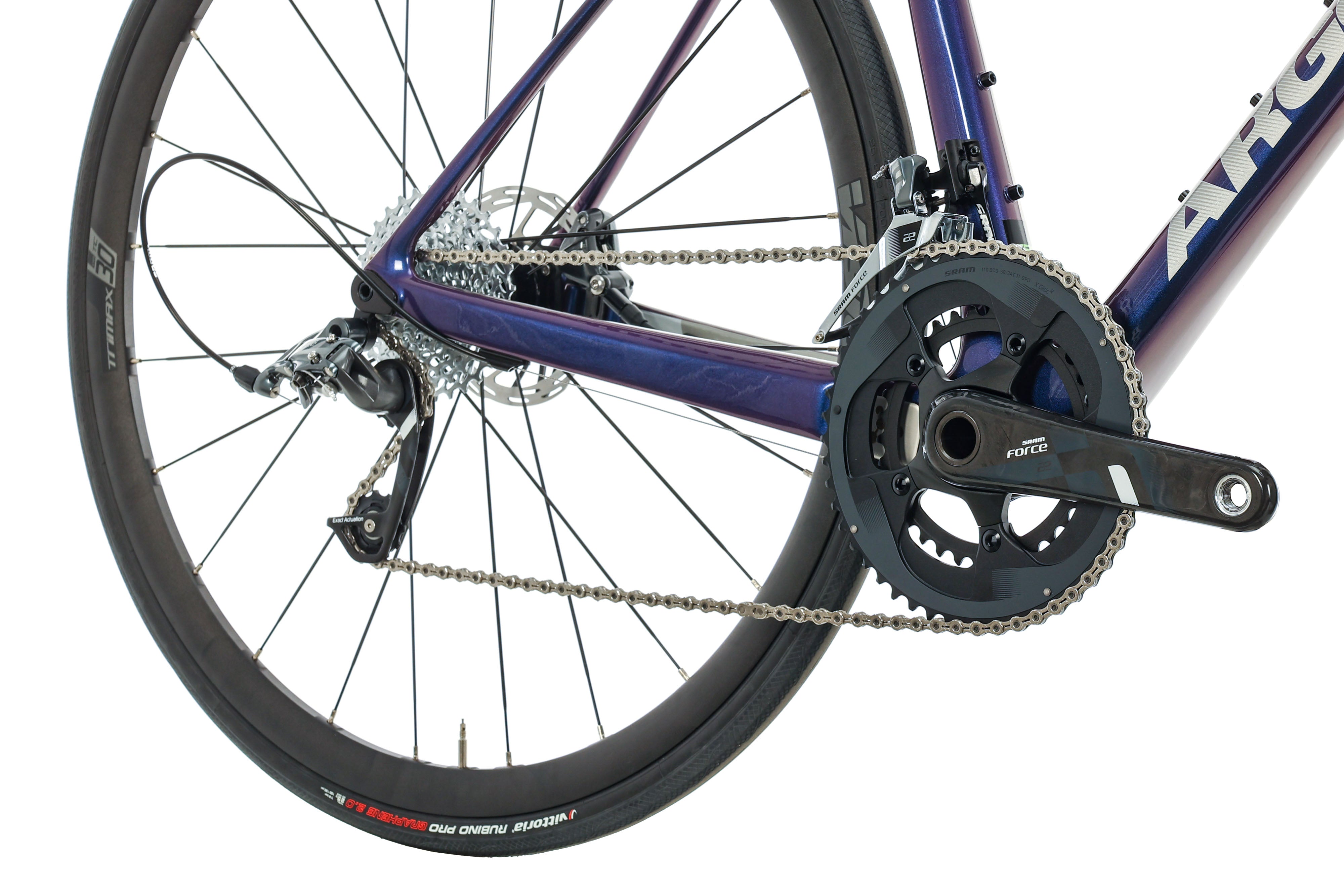 Argon 18 Gallium Disc Force 22 Road Bike 2023 - X Small Size | Lightweight Carbon Frame, Disc Brakes | Perfect for Competitive Racing & Long-Distance Cycling