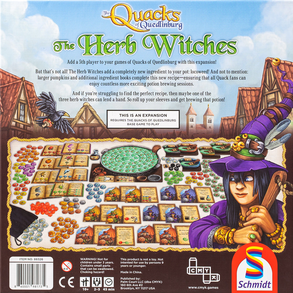 Quacks of Quedlinburg Board Game - Strategy Game with Herb Witches Expansion for 2-4 Players | Perfect for Family Game Nights & Strategy Game Enthusiasts