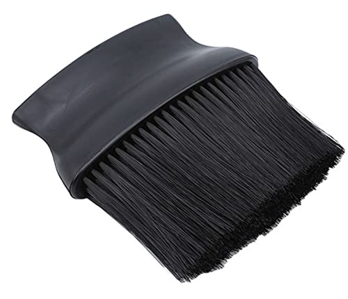 Soft Barber Neck Face Duster Brush for Hairdressing & Hair Cutting - Black Hair Accessories for Men & Women (1PC) | Perfect for Salon, Home Haircuts & Beard Grooming