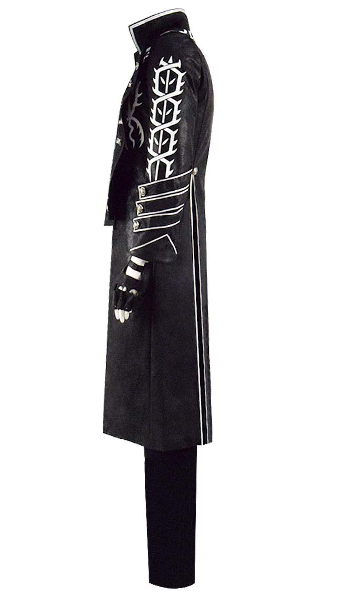 Vergil Cosplay Costume for Men - Devil May Cry DMC Game Character Halloween Outfit Full Set | Perfect for Cosplay, Halloween Parties & Anime Conventions