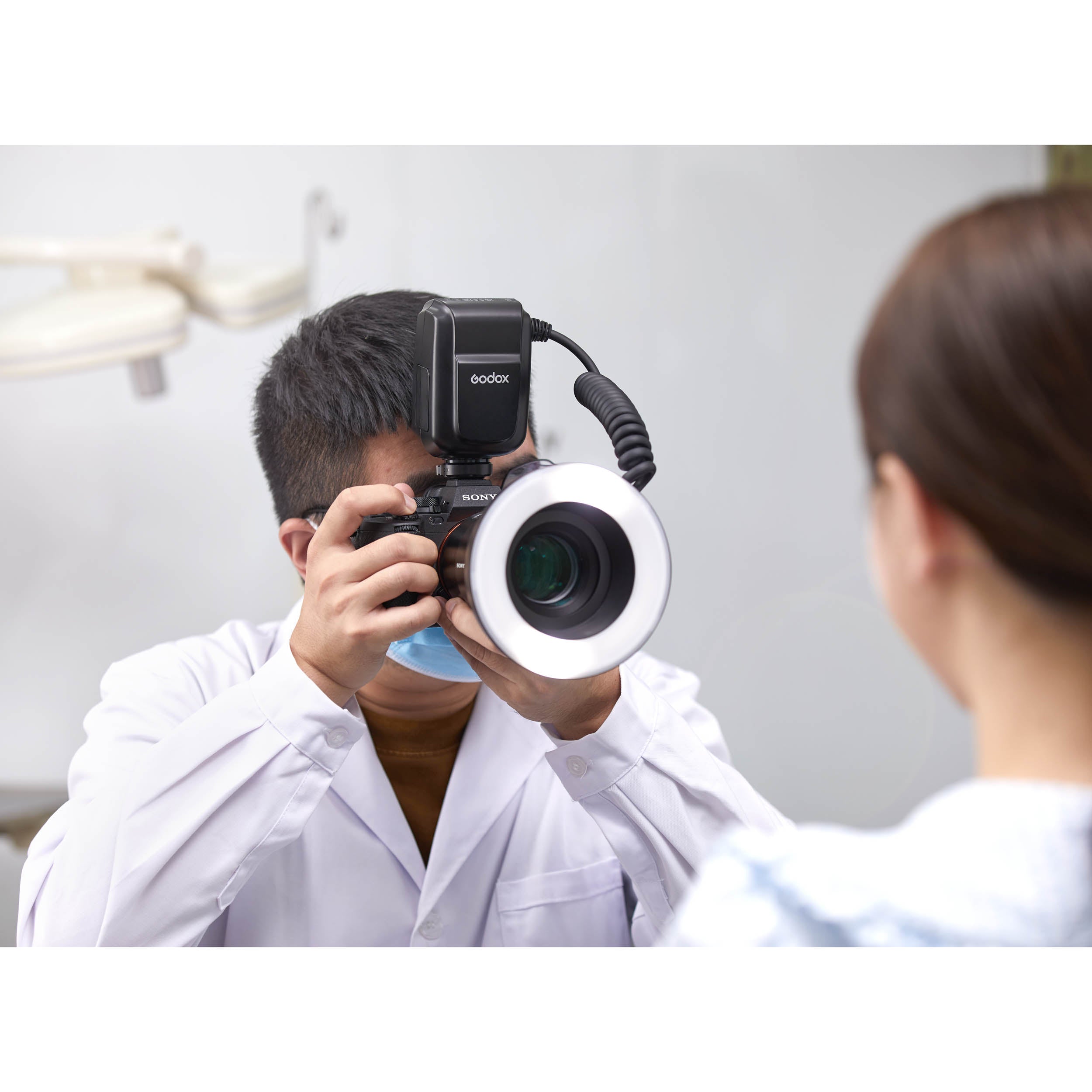 MF R76S+ Dental Photography Ring Flash for Sony Cameras - Perfect for Dental Clinics, Macro Photography & Professional Dental Imaging