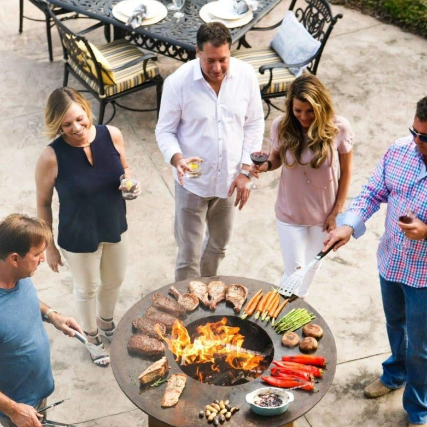 Arteflame Black Label Classic 40-Inch Outdoor Grill with Tall Base & Storage - Premium Charcoal BBQ Grill for Backyard, Patio, and Camping Cooking