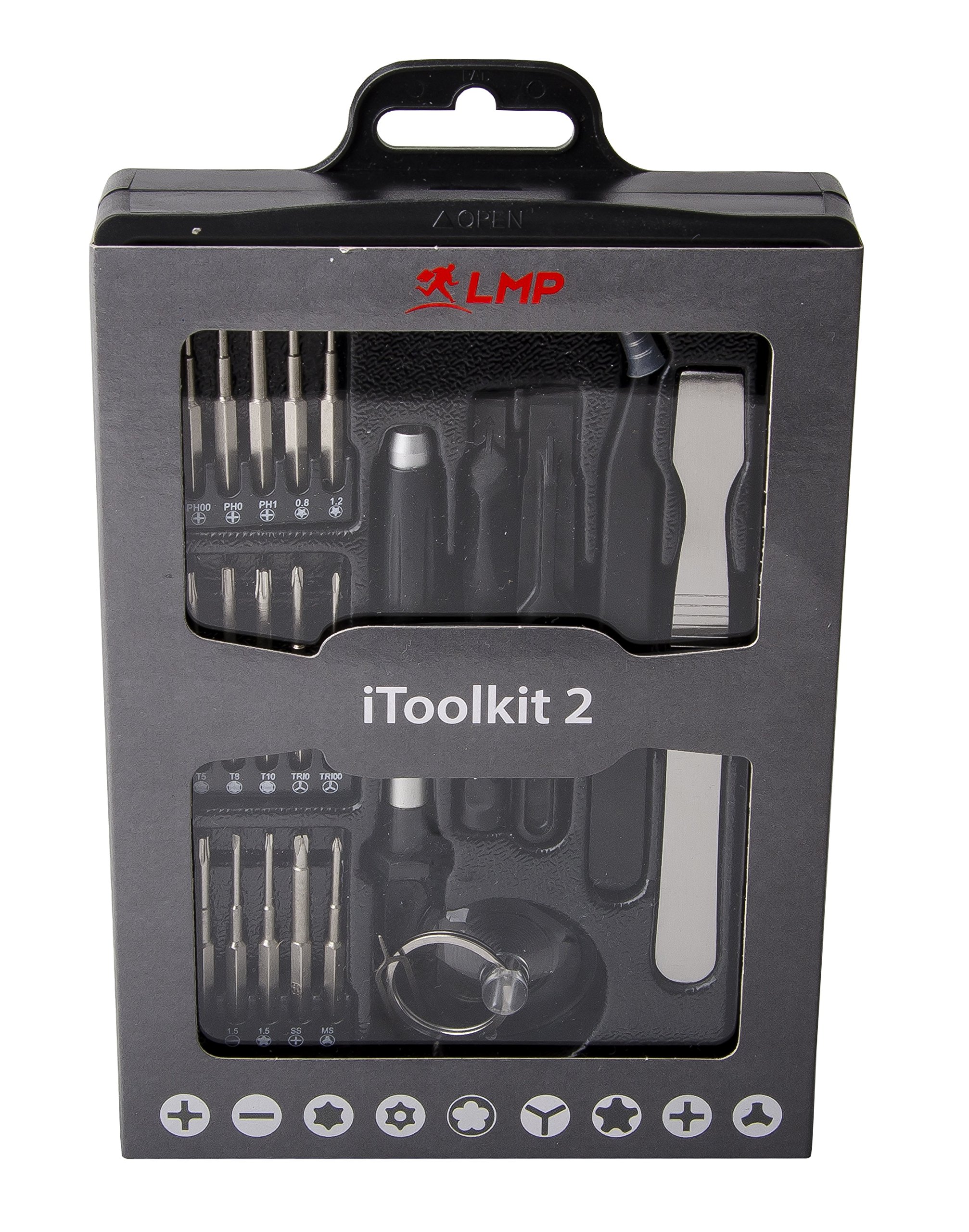 Professional LMP Apple iToolkit 2 Repair Kit - Compatible with MacBook, MacBook Pro, Mac Pro, Mac Mini, iPod, iPhone & iPad - Perfect for DIY Repairs, Screen Replacement & Device Maintenance at Home or Office