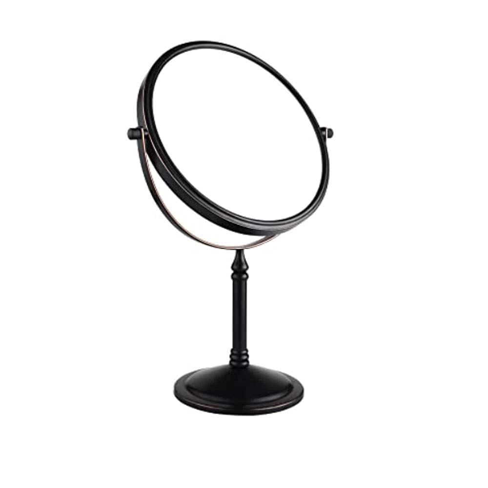 360° Rotating Double-Sided Makeup Mirror 1X-10X Magnification - Adjustable Desktop Vanity Mirror for Bedroom & Bathroom | Perfect for Makeup Application, Skincare Routine and Hair Styling