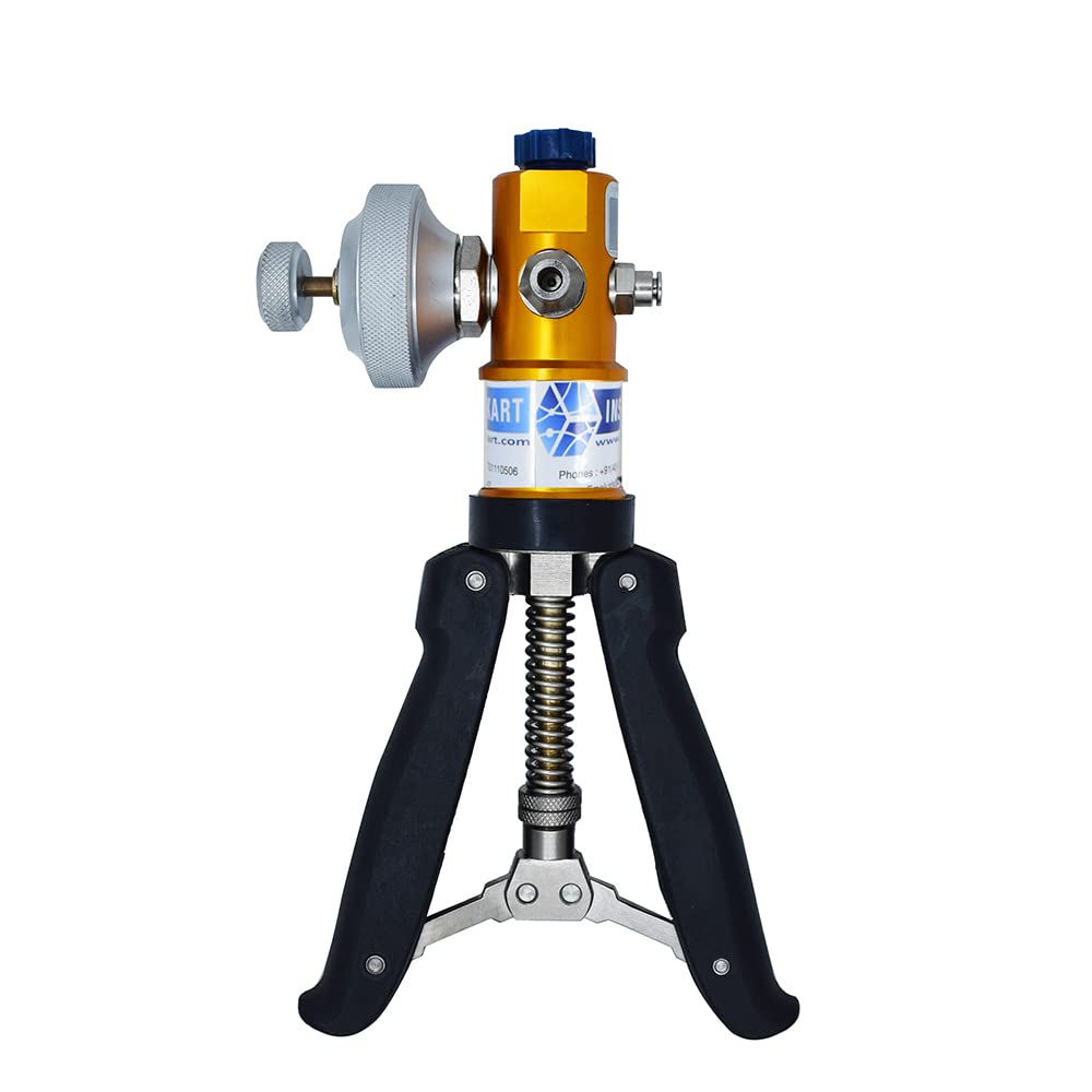 AI-DP1-2200 Hand Operated Pressure & Vacuum Pump Calibrator with Gauge - Portable Calibration Tool for Labs, Field Work, Pressure Transmitters & Industrial Equipment