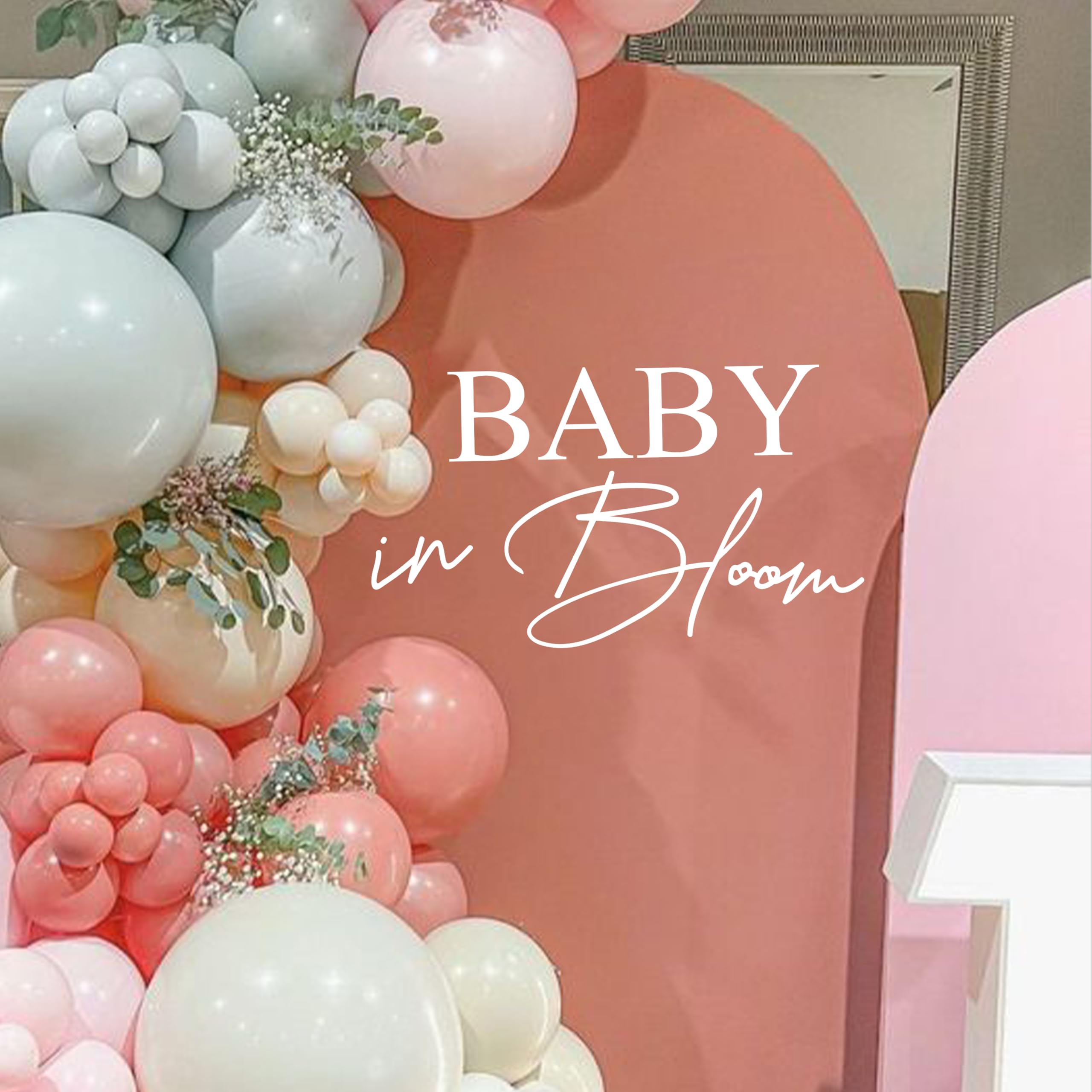 VANGNING Baby Shower Decal Sign - Gender Reveal Decor for Arch Backdrop | Nursery & Party Decor