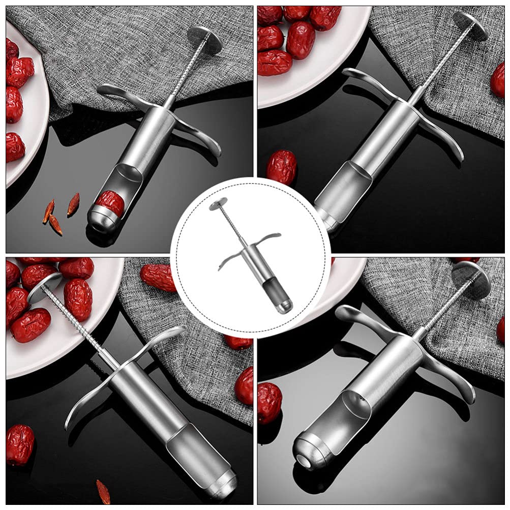 Stainless Steel Multi-Function Fruit Corer Tool - Pumpkin, Jujube, Cherry & Watermelon Pitter - Kitchen Gadget for Easy Fruit Pitting & Vegetable Coring | Perfect for Baking, Cooking & Meal Prep