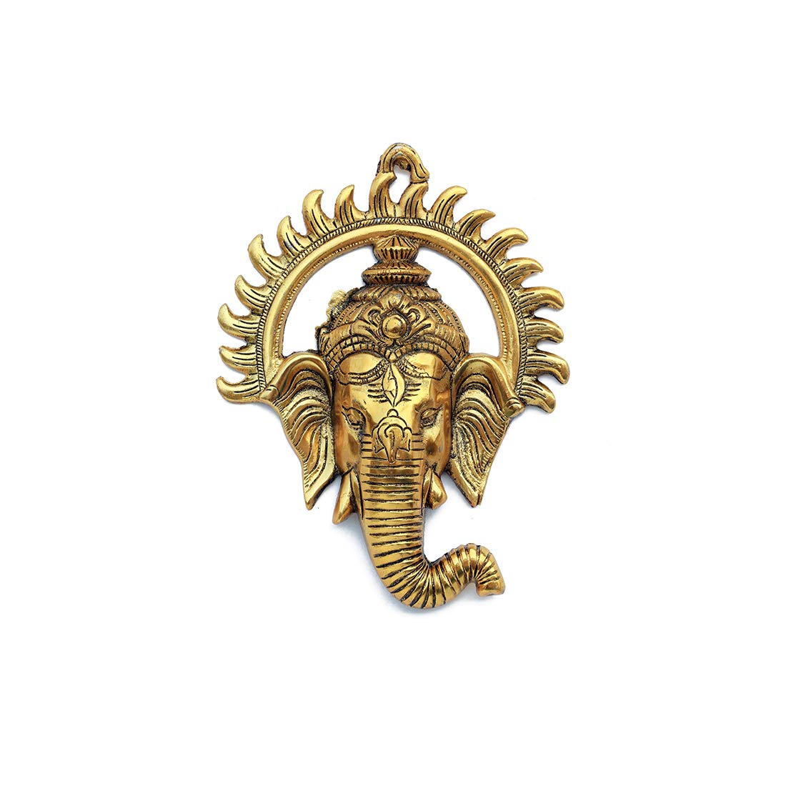 Handmade Metal Ganesha Wall Hanging - 9