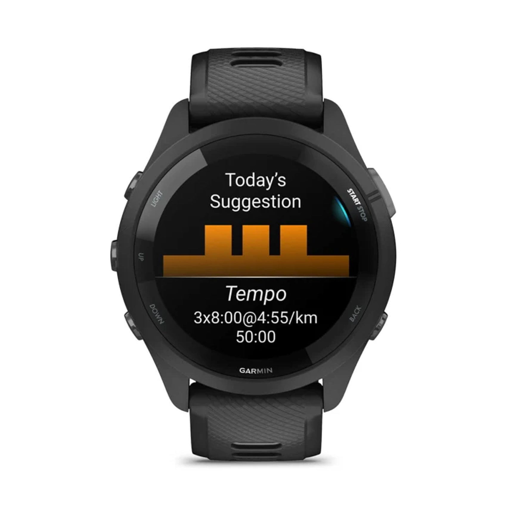 Garmin Forerunner 265 GPS Running Watch with AMOLED Display - Heart Rate Monitor, Music Storage, Smart Notifications - Perfect for Marathon Training & Outdoor Fitness Tracking