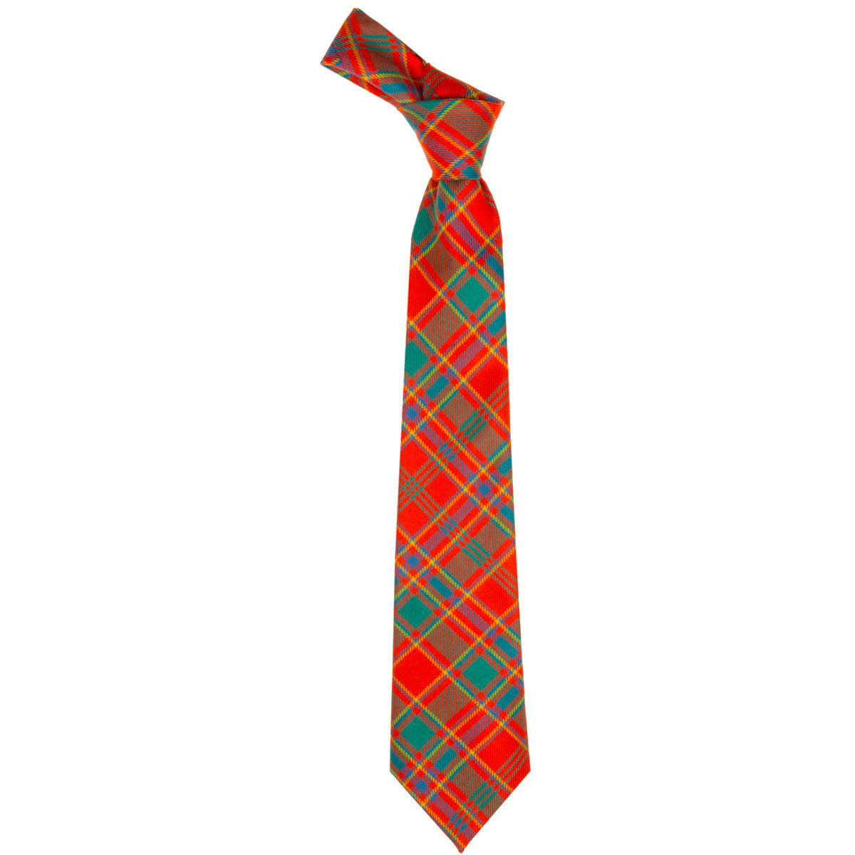 Munro Ancient Tartan Tie - Premium Scottish Wool Necktie for Men | Perfect for Weddings, Business Meetings & Formal Occasions