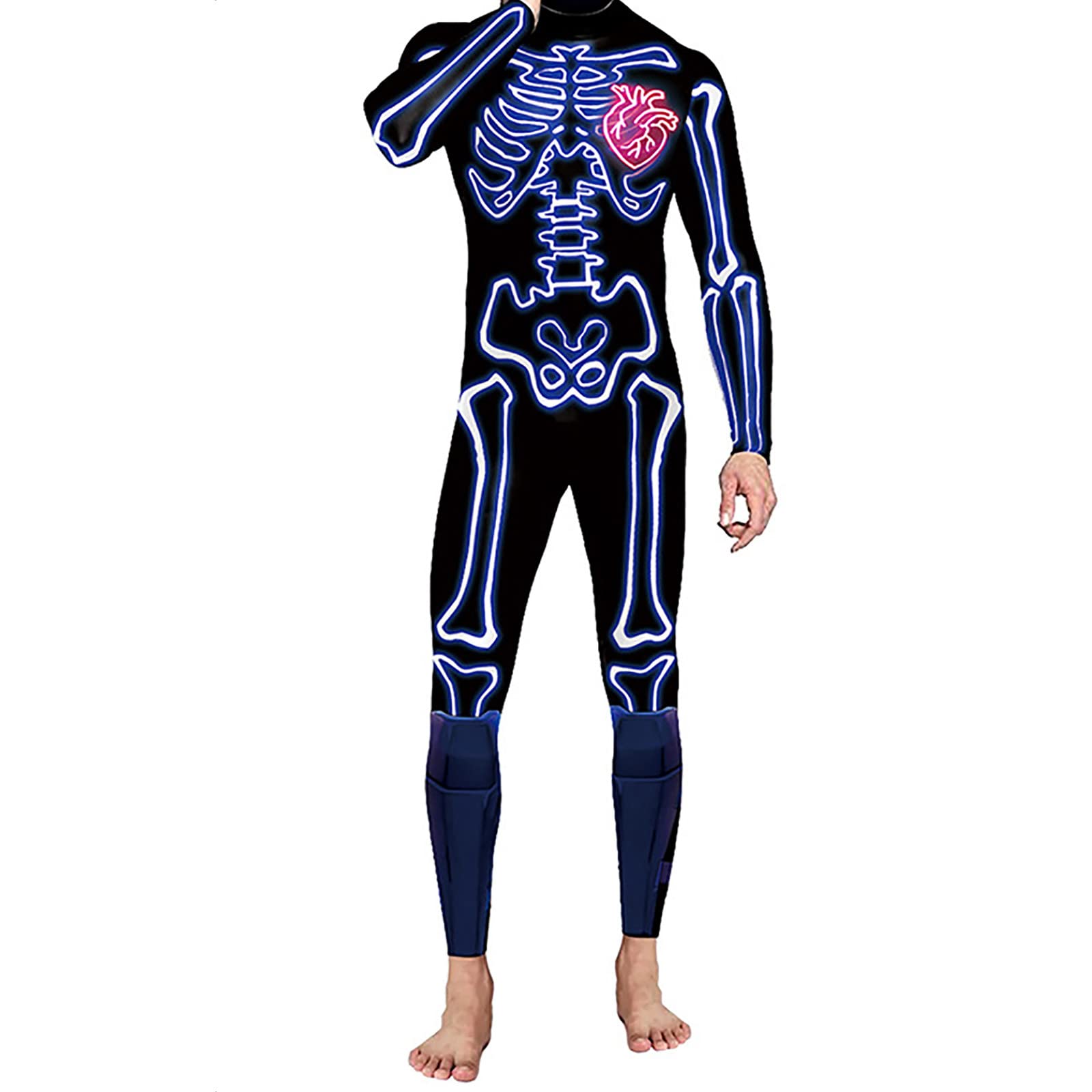 3D Printed Halloween Pajama Pants for Men - One-Piece Costume Party Pants with Digital Tiehua Design - Perfect for Halloween Parties, Cosplay & Themed Events