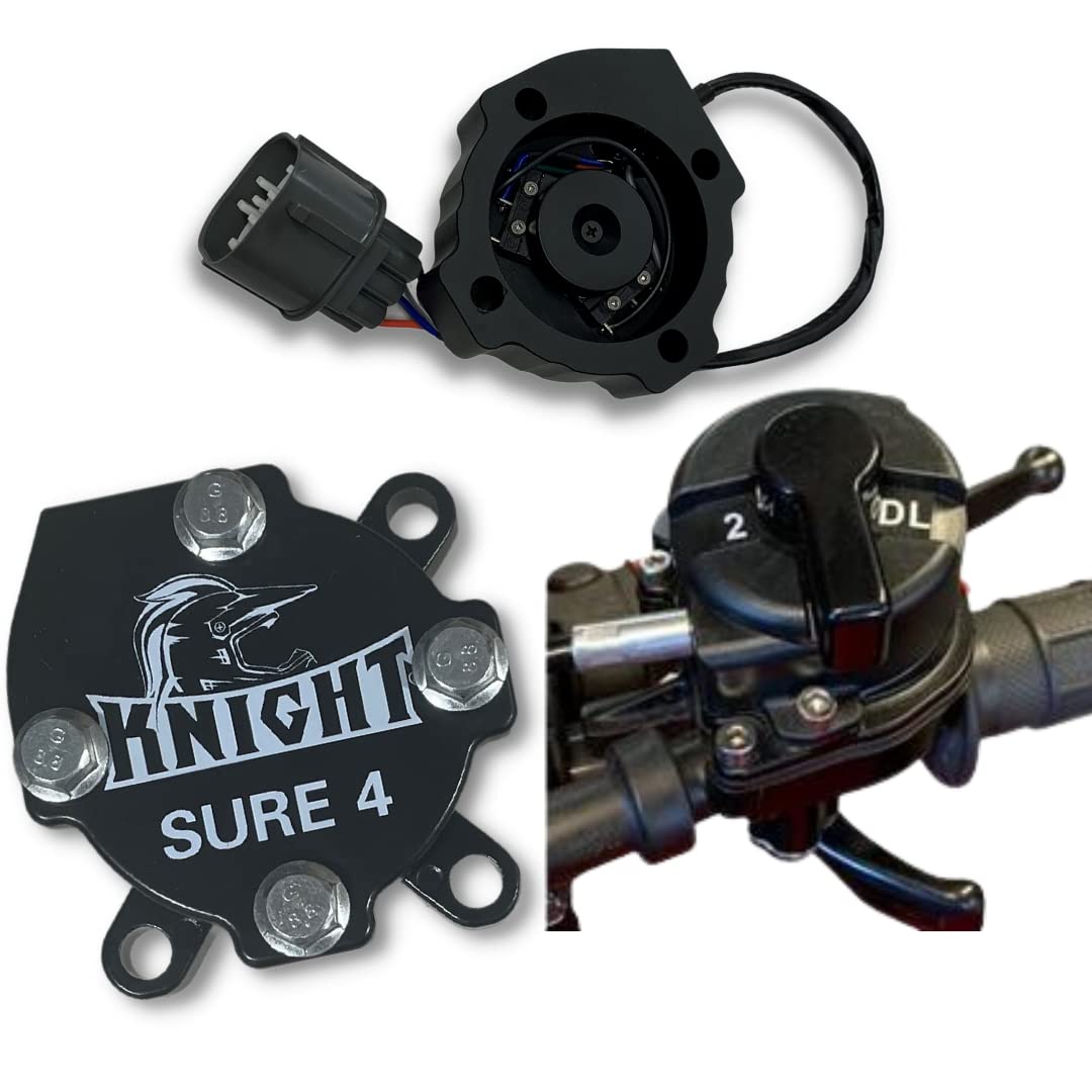 Manual Sure 4 Actuator Kit with Tank Lever & LED Display - Compatible with Honda Foreman & Rubicon ATVs - Perfect for Off-Roading & Utility Work