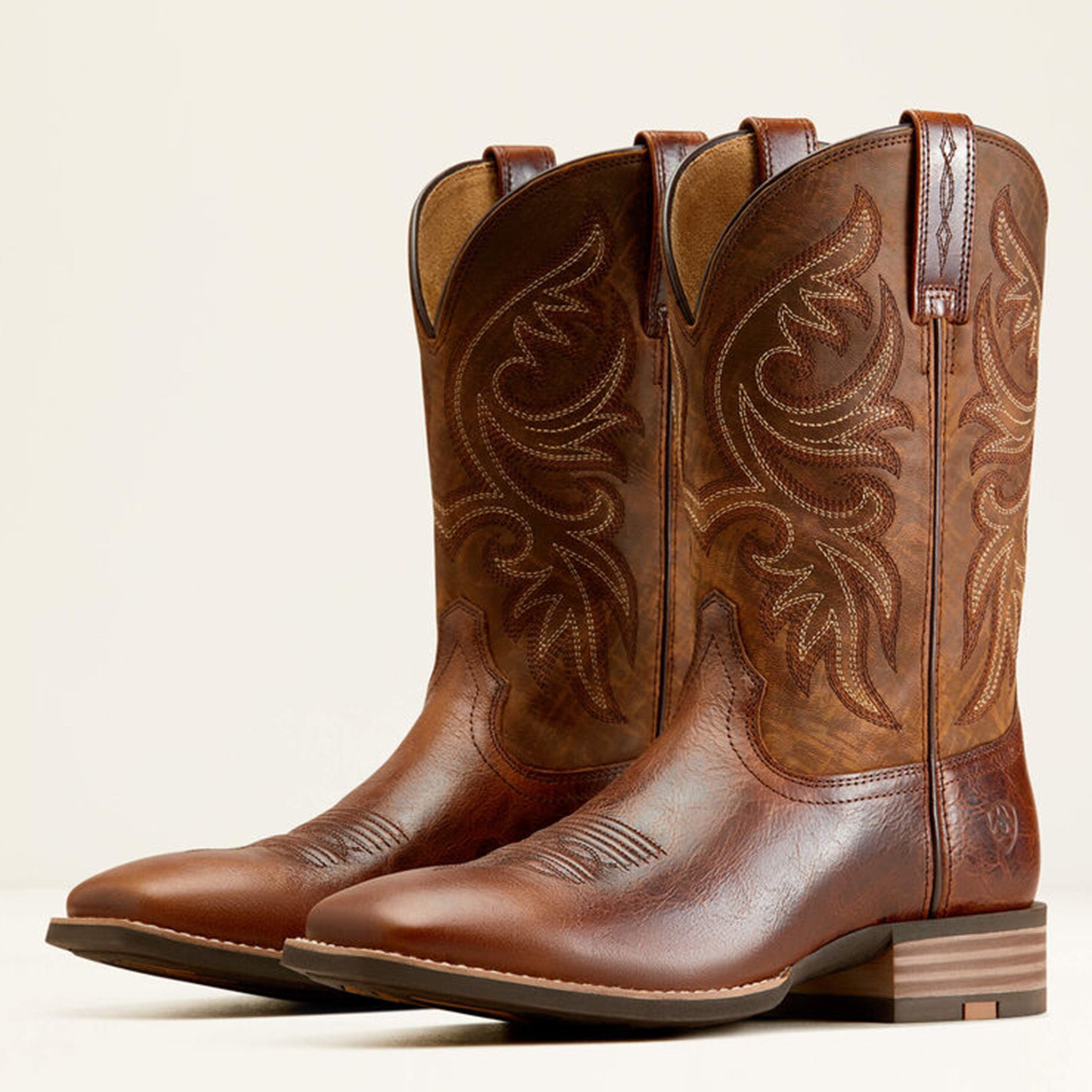 Ariat Men's Beast Brown Slingshot Boots - Durable Work Boots for Construction, Farming & Outdoor Activities