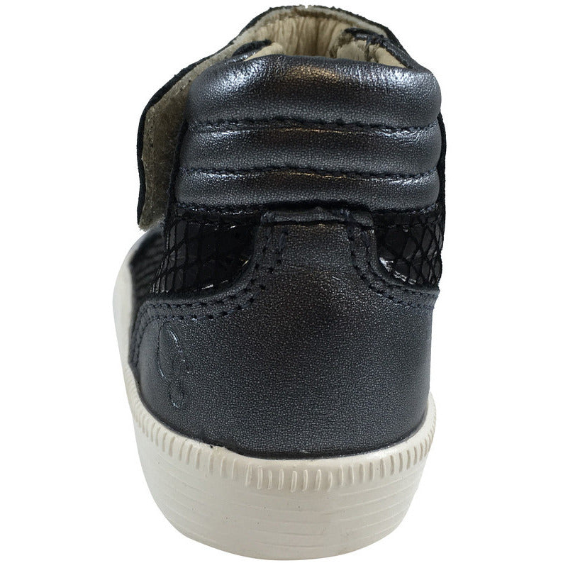 Old Soles Boys & Girls Plush Lace-Up High Top Sneakers - Black Snake Print - Comfortable Kids Shoes for School, Play & Everyday Wear