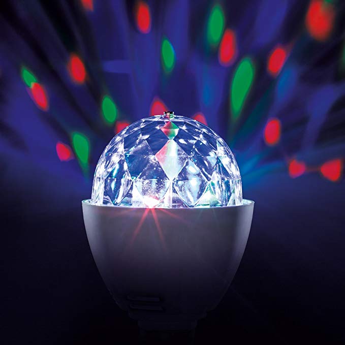 Best LED Disco Ball Lights for Parties - Color Changing Rotating Dance Light with Remote Control - Perfect for Home, Club, and DJ Events