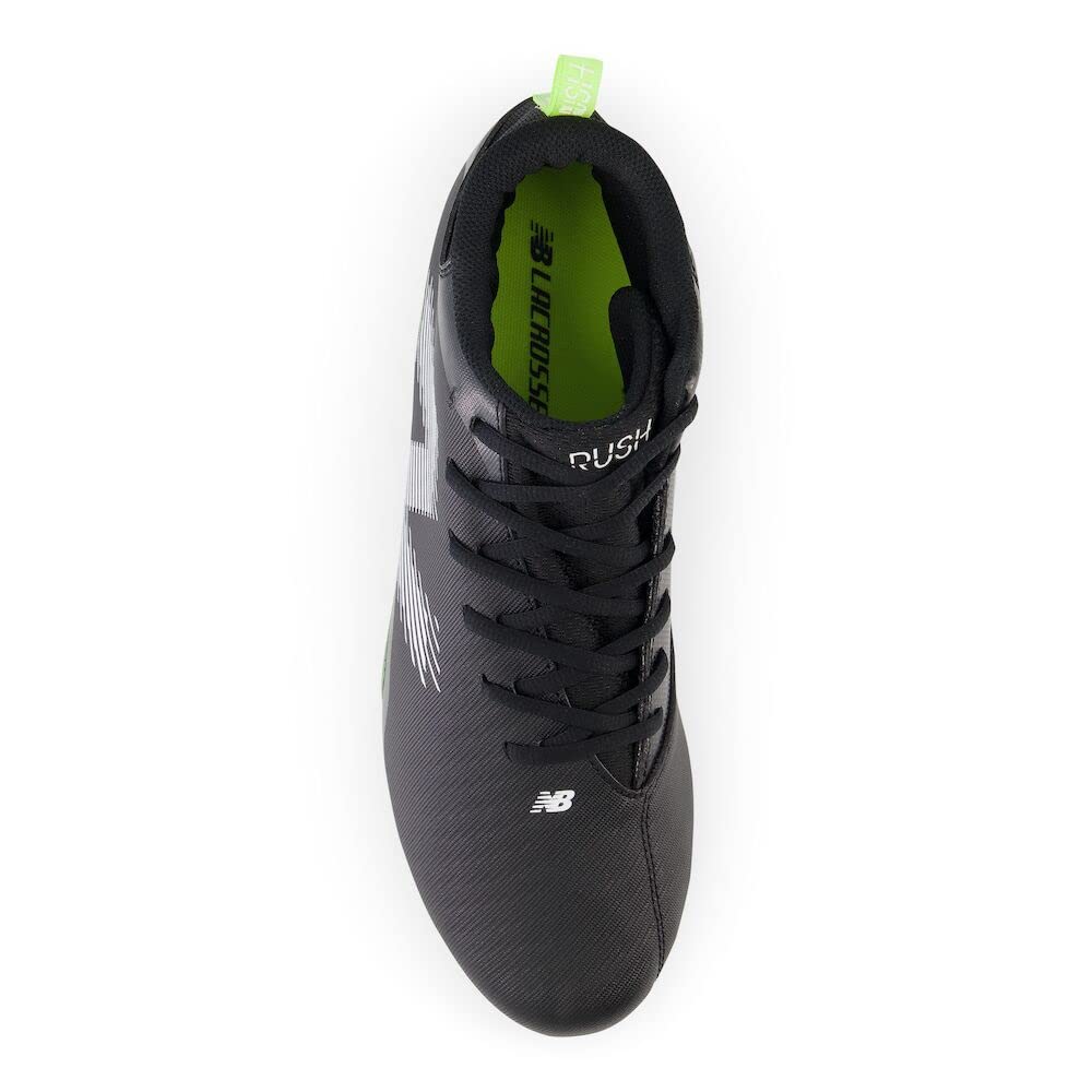 New Balance Men's Rush V4 Mid Lacrosse Cleats - Lightweight Performance Shoes for Lacrosse Players - Perfect for Field Sports & Training