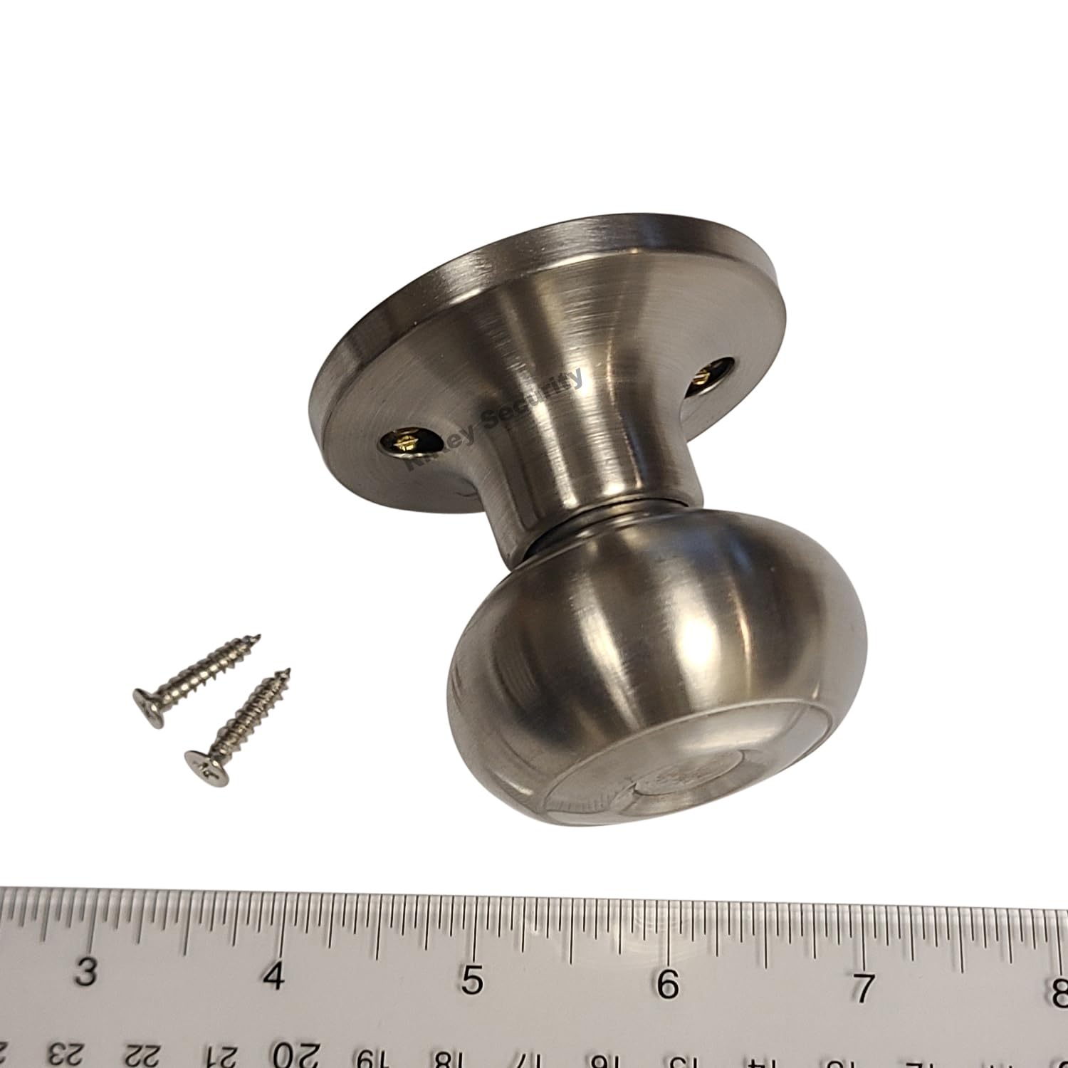 Stainless Steel Dummy Door Knob for Interior & Closet Doors - No Lock Needed | Perfect for Bedrooms, Bathrooms & Walk-in Closets